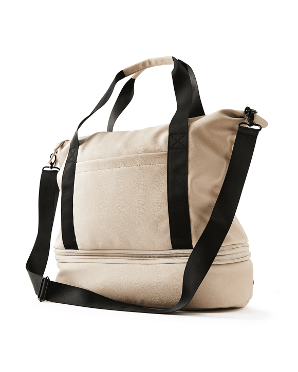 PU Weekender Bag - Beige