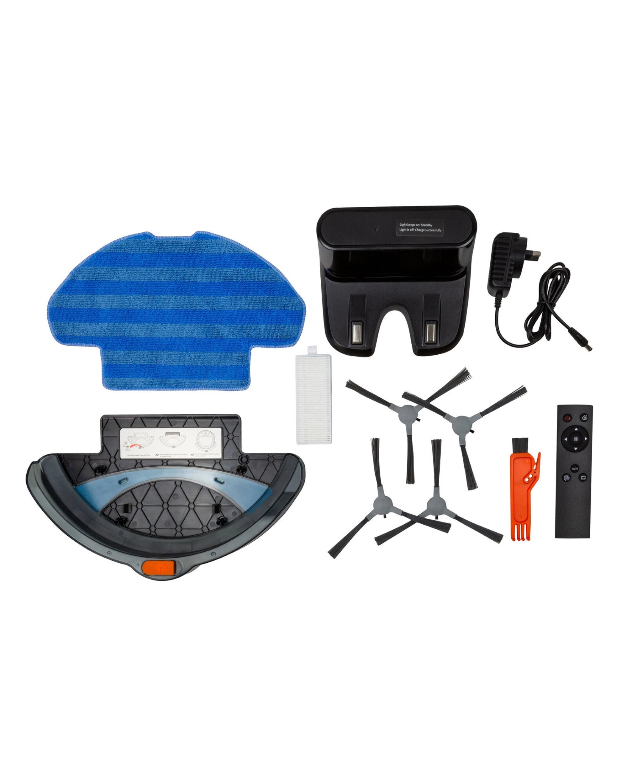 2 Magivaac Smart Robot Vacuum Cleaner W/ 3-in-1 Hepa & Mopping Pad (black), 2 of 6