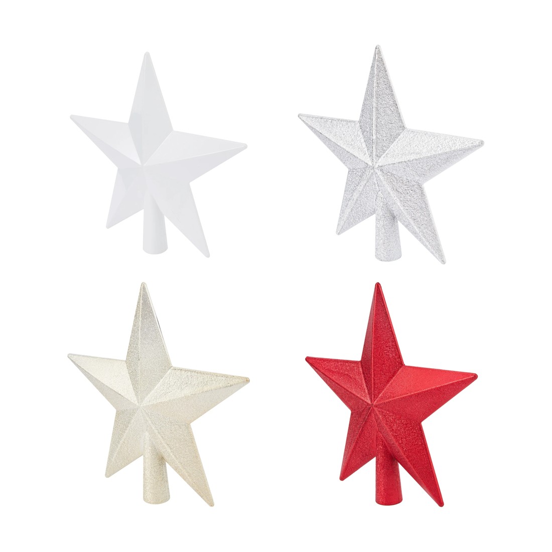 3 Star Tree Topper - Assorted, 3 of 4