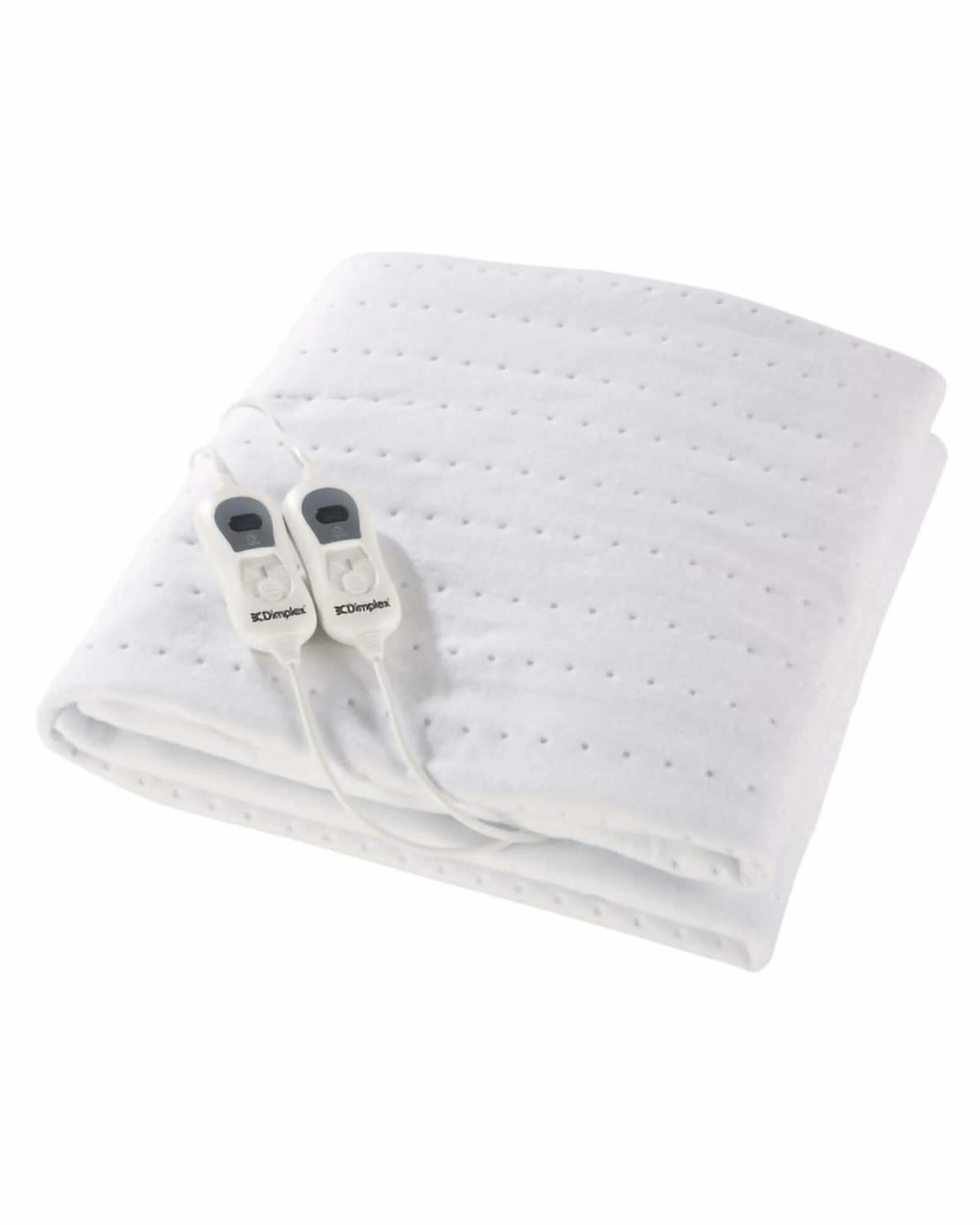 1 Dimplex King Single Fitted Electric Blanket - WHITE, 1 of 2
