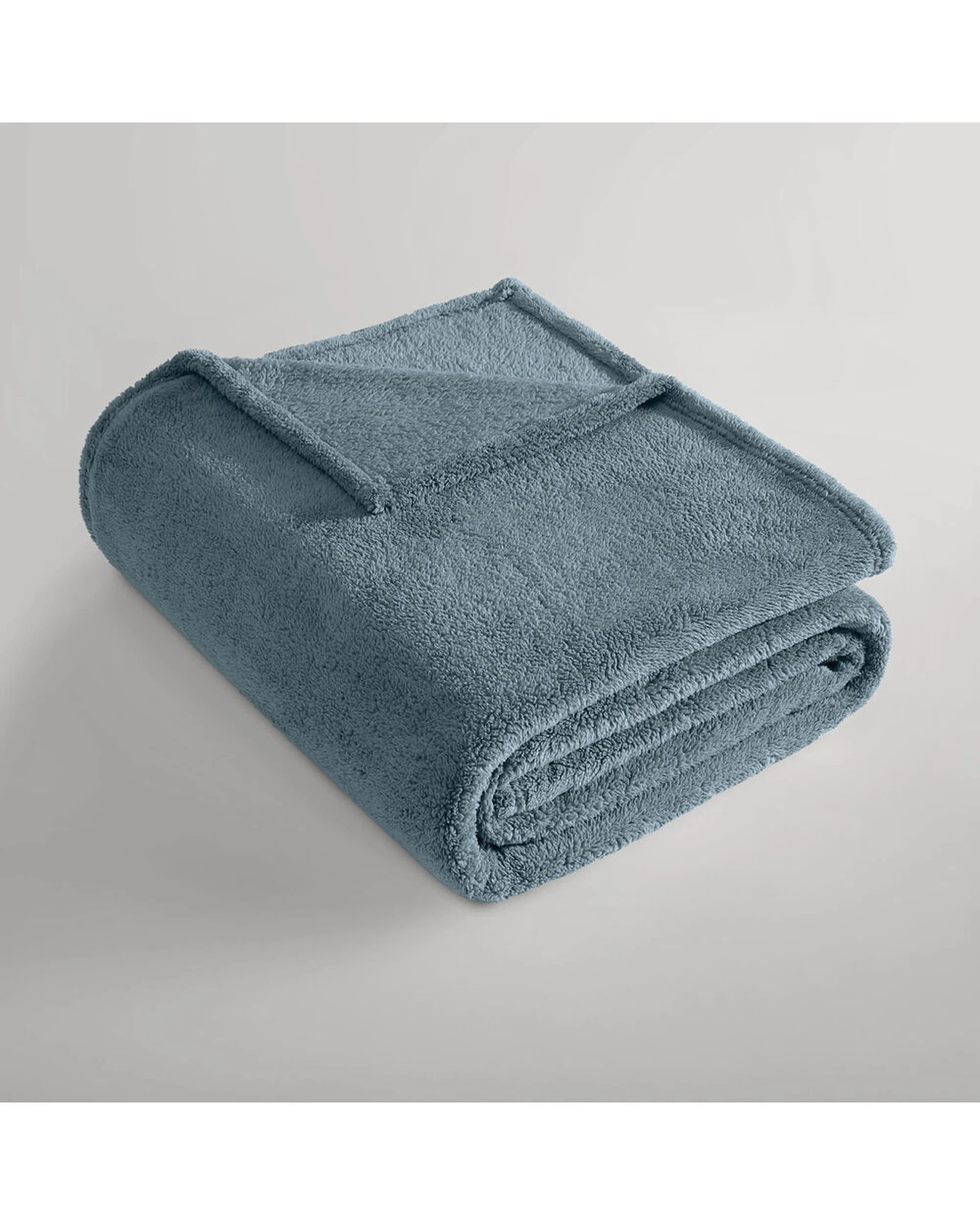 3 Ardor Boudoir Polyester Teddy Fleece Blanket Throw 245x240cm Mist - Green, 3 of 3