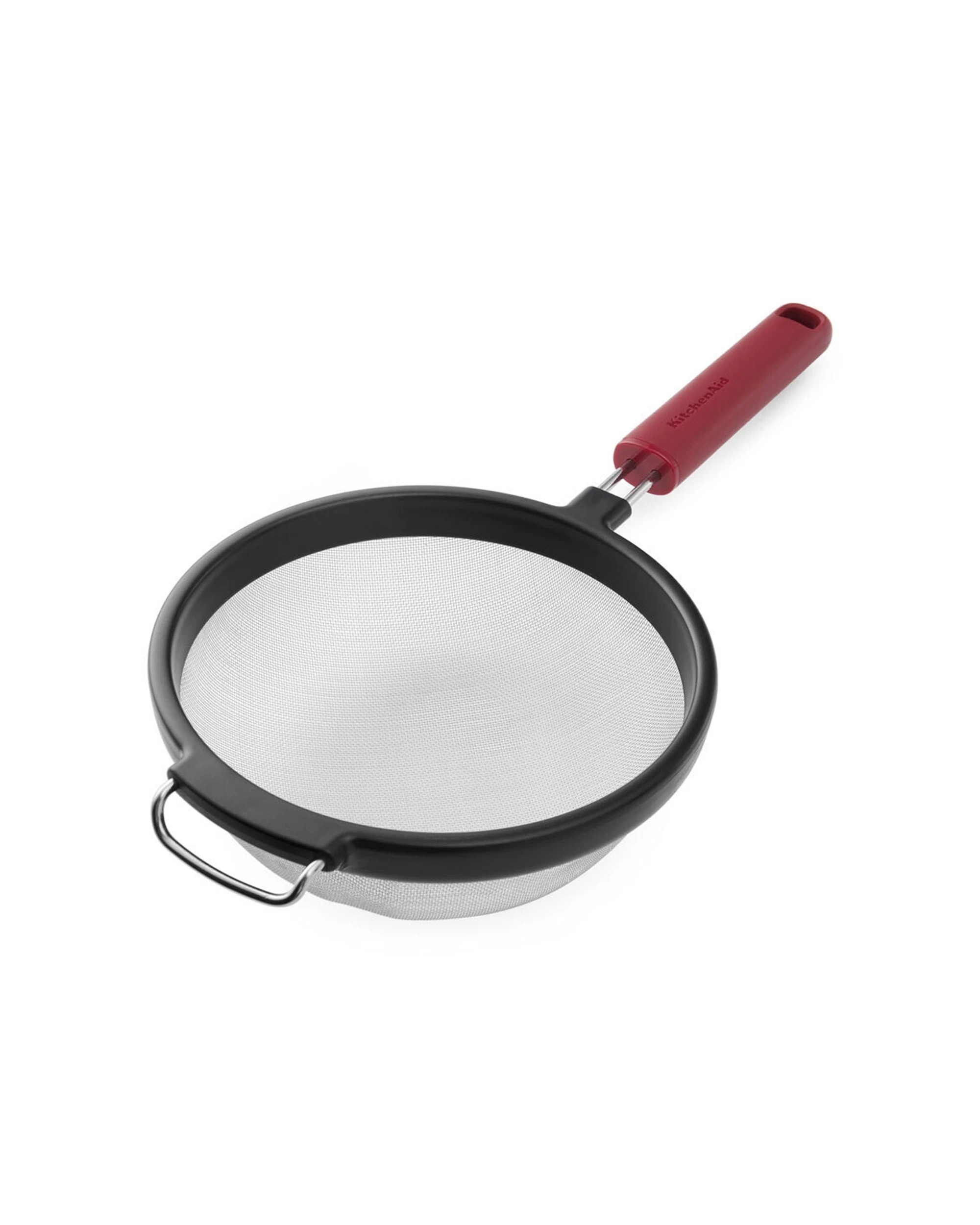 2 KitchenAid 2PK Classic Wire Mesh Sieve Strainer Cooking Utensil Ergonomic Handle - Red, 2 of 6