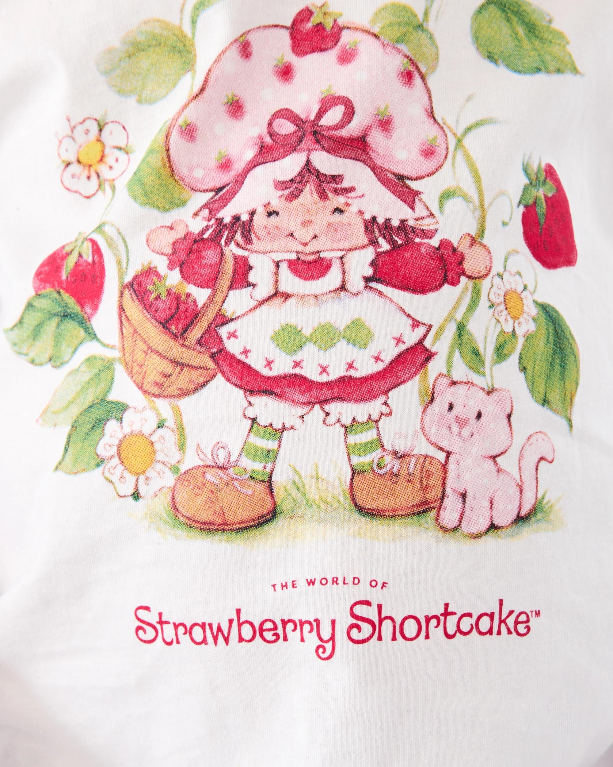 4 Strawberry Shortcake License Short Sleeve T-shirt Straw Cake, 4 of 6