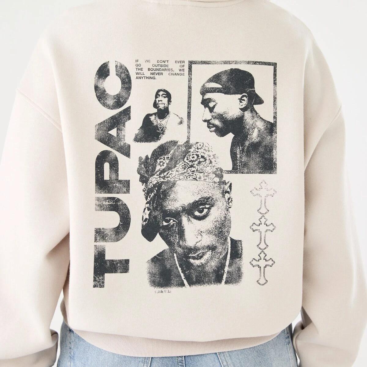 6 Tupac License Long Sleeve Hoodie Tupac, 6 of 6
