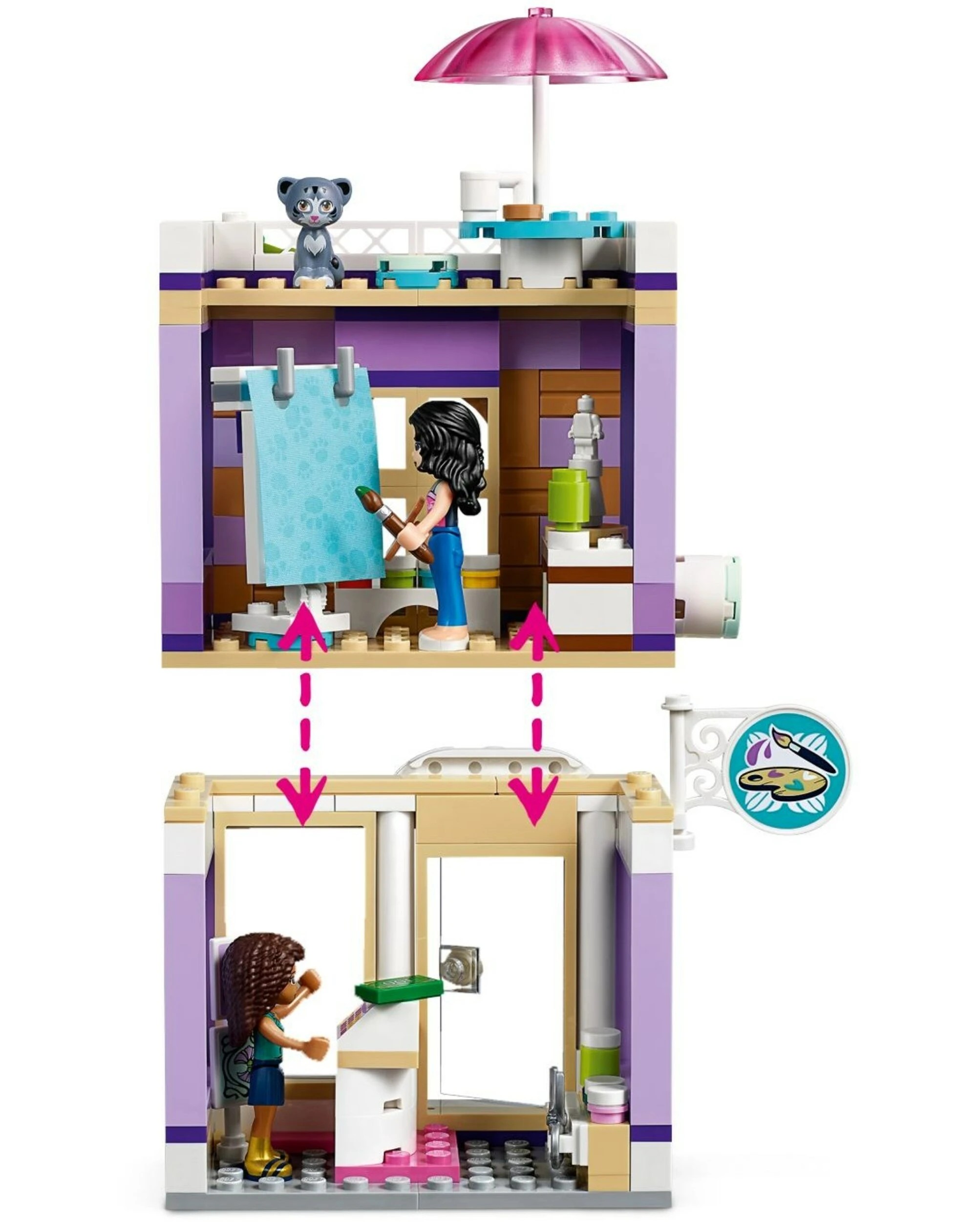 3 LEGO 41365 Emma's Art Studio - Creative Building Toy Set, 3 of 5
