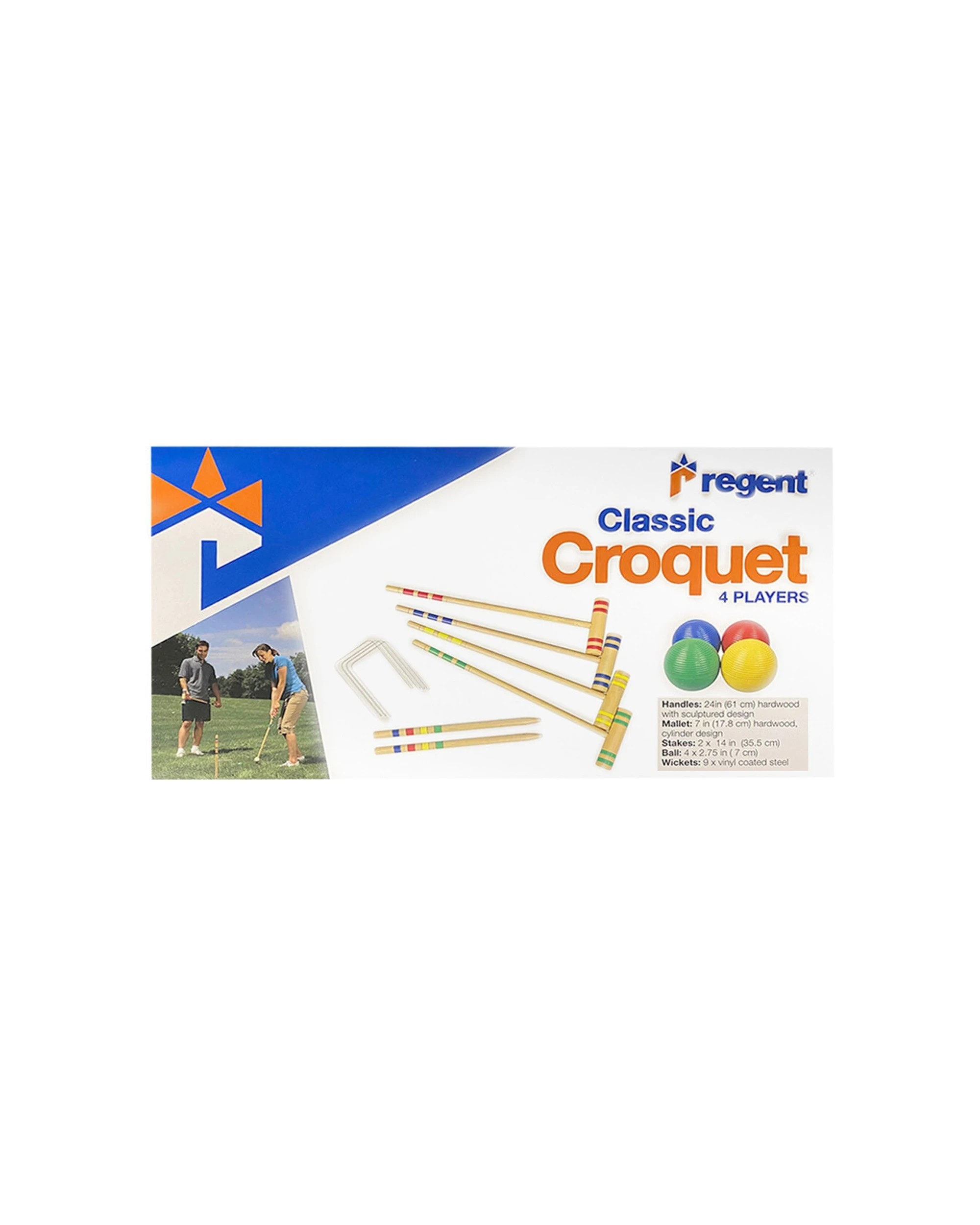 4 Regent Classic 4 Player Croquet Set Game - Multi, 4 of 4