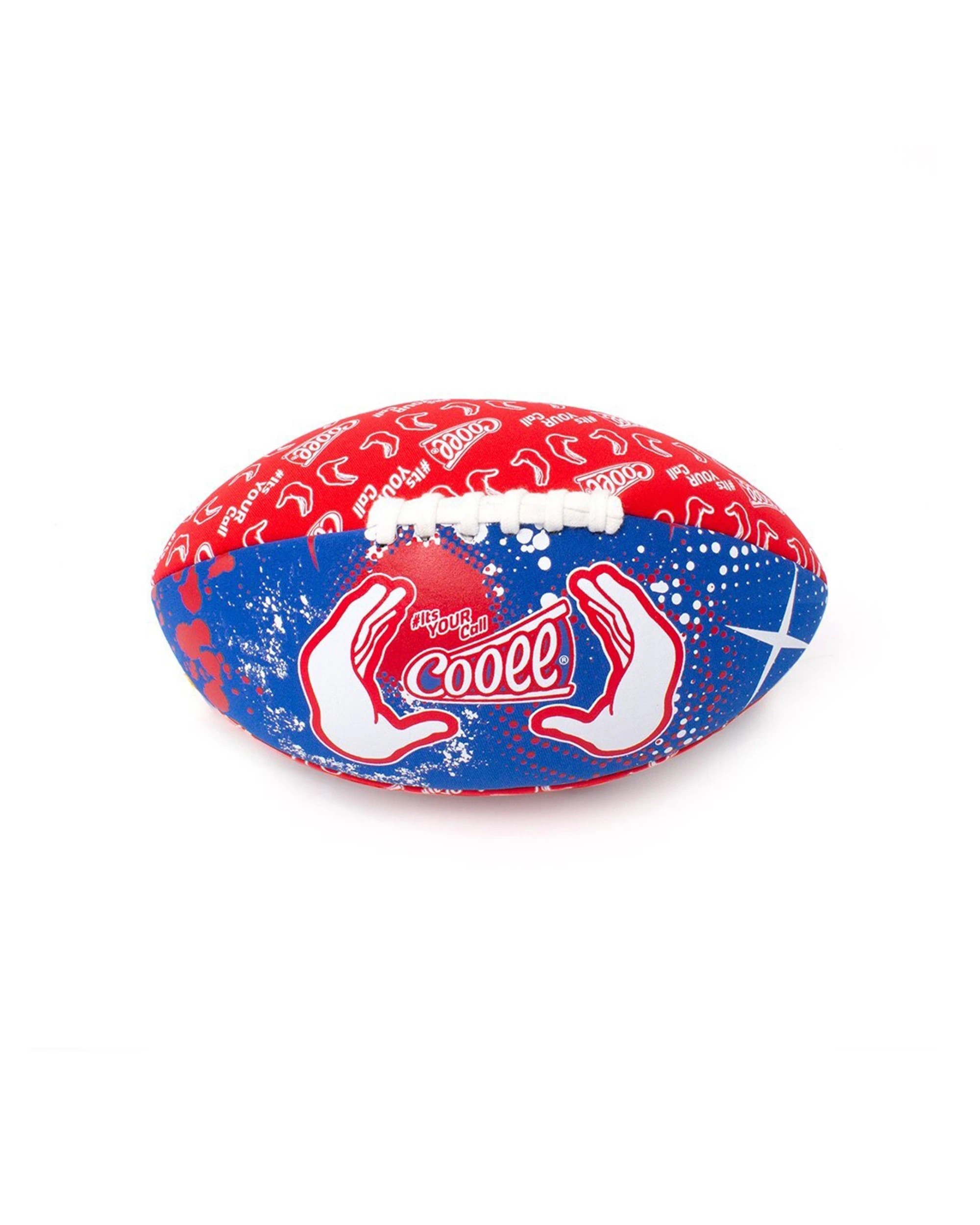 2 Cooee 2pc Football Kids Family Outdoor Play Toys 11in - Red, 2 of 2