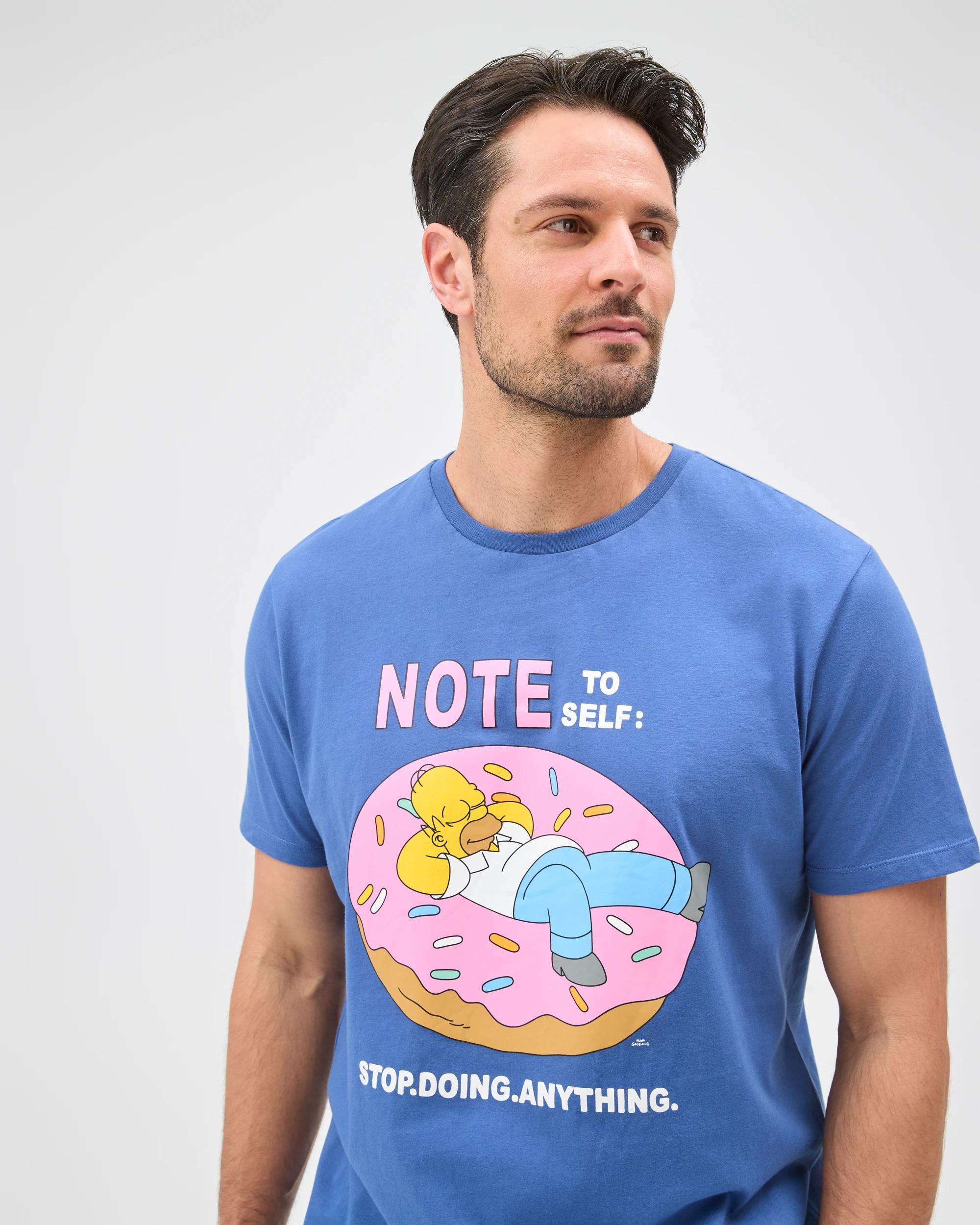 4 Licensed The Simpsons Australian Cotton Pyjama Set BLUE SIMPSONS, 4 of 7