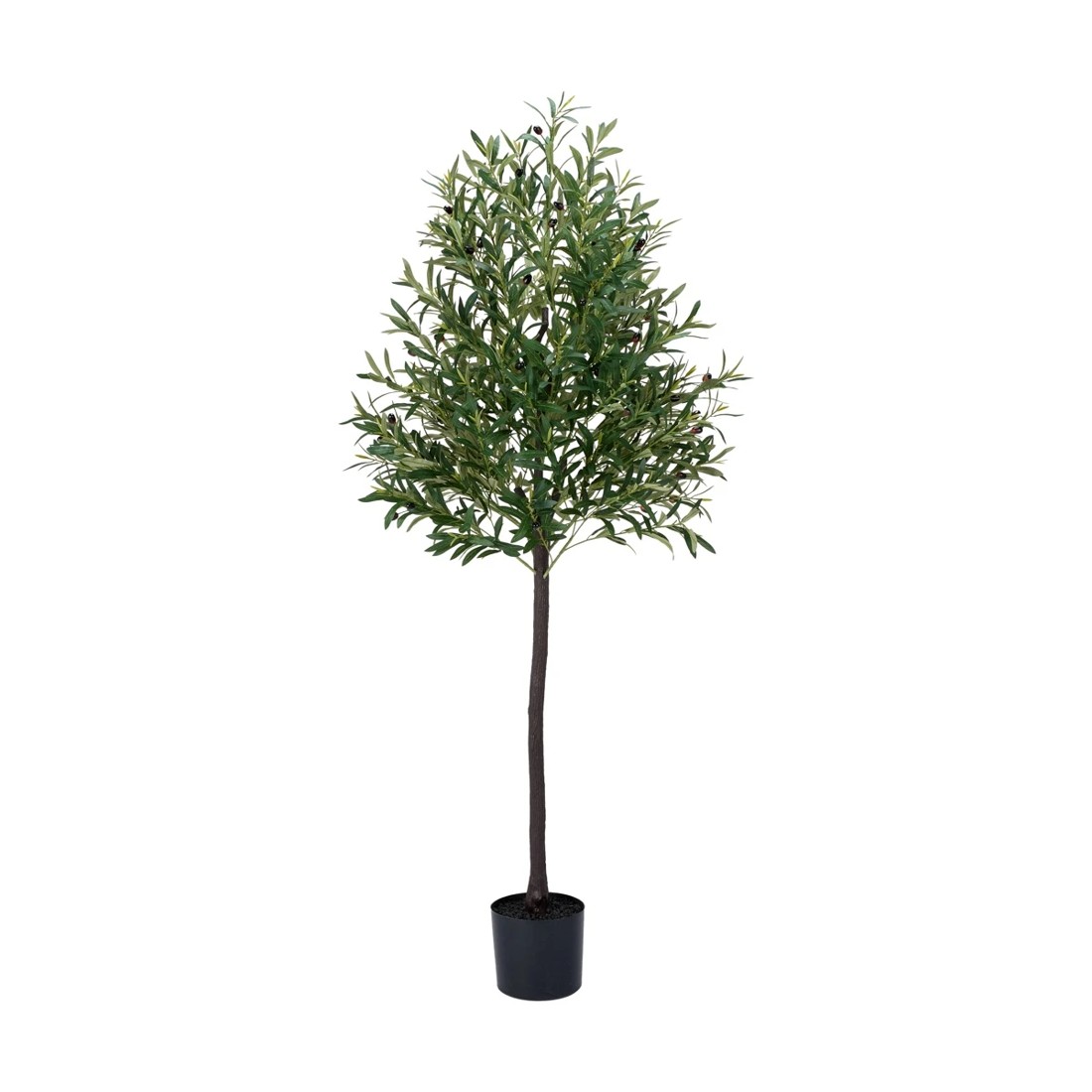 1 Tall Artificial Olive Tree, 1 of 3