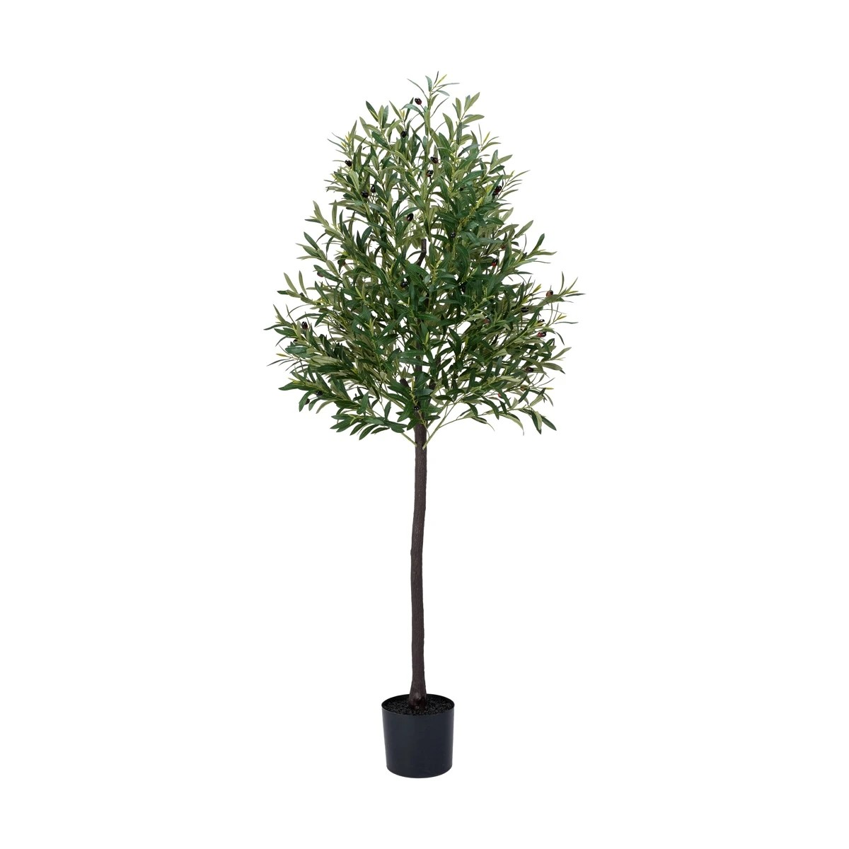 1 Tall Artificial Olive Tree, 1 of 3