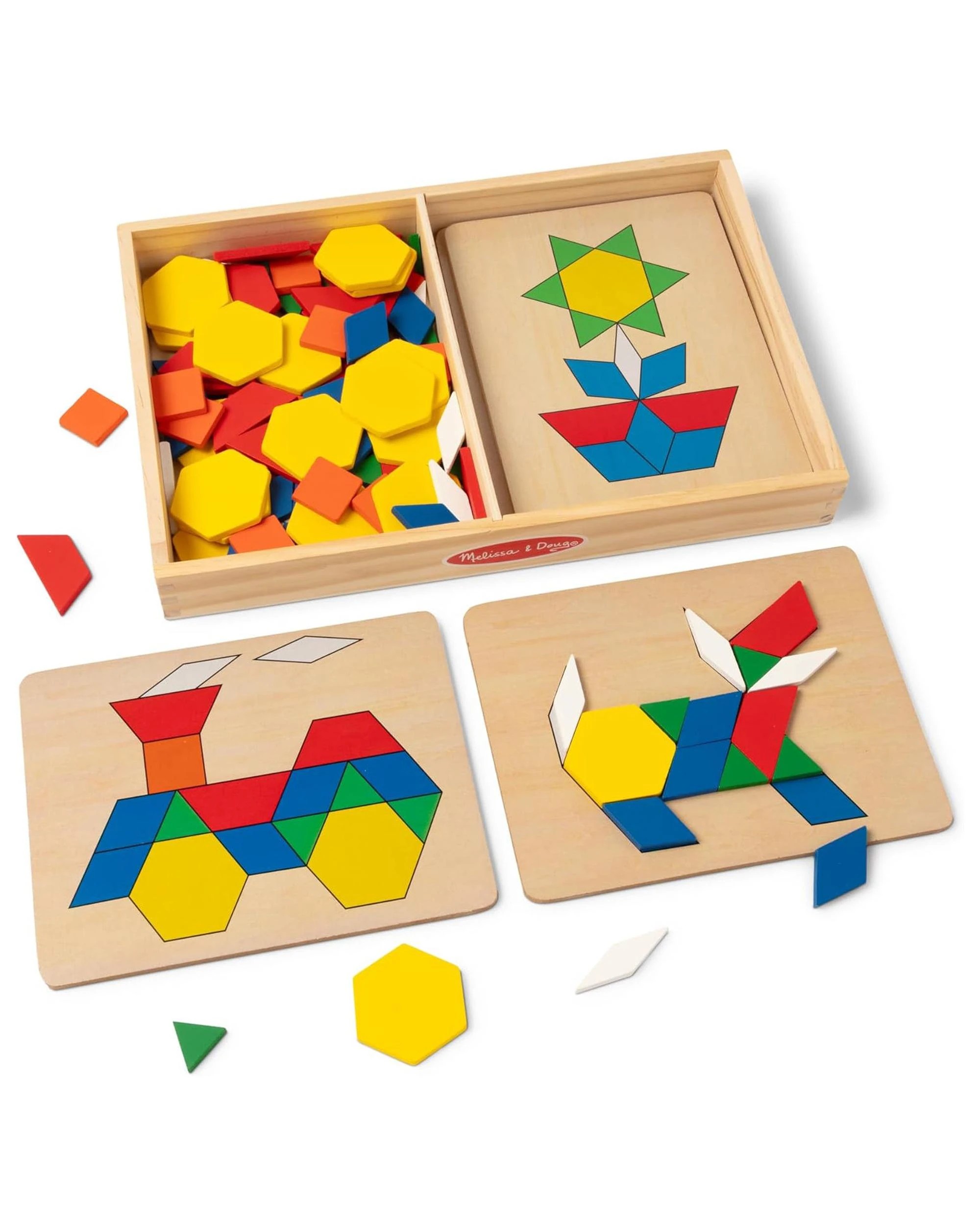 3 Melissa and Doug Pattern Blocks and Boards, 3 of 4