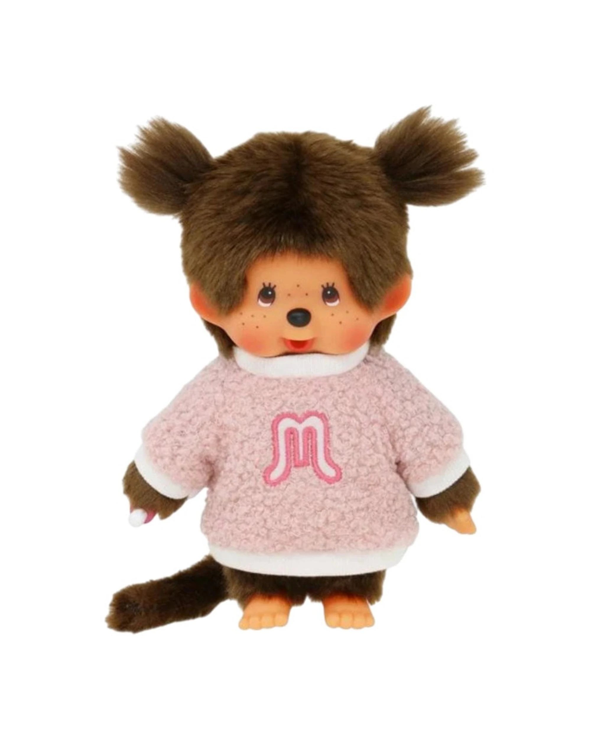 2 Sekiguchi Monchhichi Girl in Fluffy Sweater Plush Doll, 2 of 3