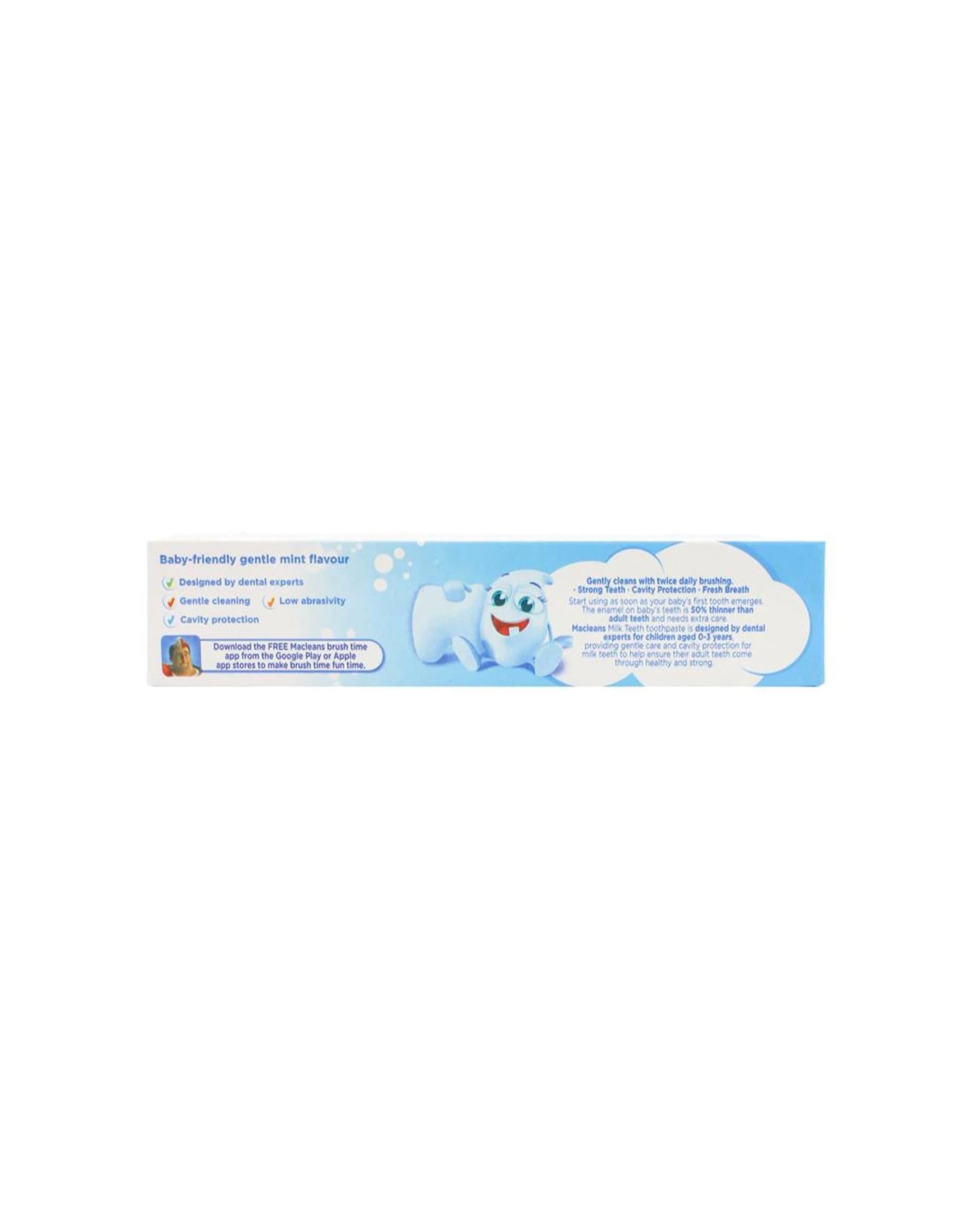 4 Macleans 24pc Kids Toothpaste Milk Teeth Oral Care 0-3 Years 63g - Blue, 4 of 4