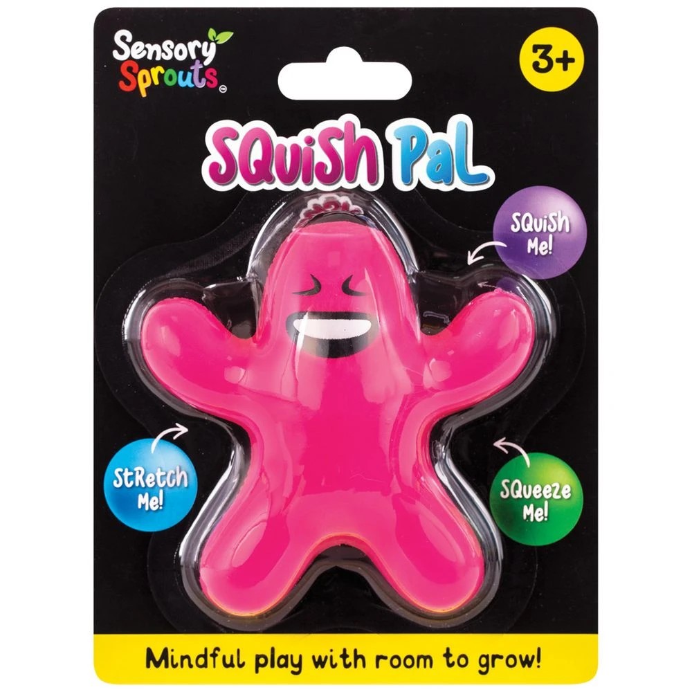 1 Sensory Squish Pal Floral Pink, 1 of 5