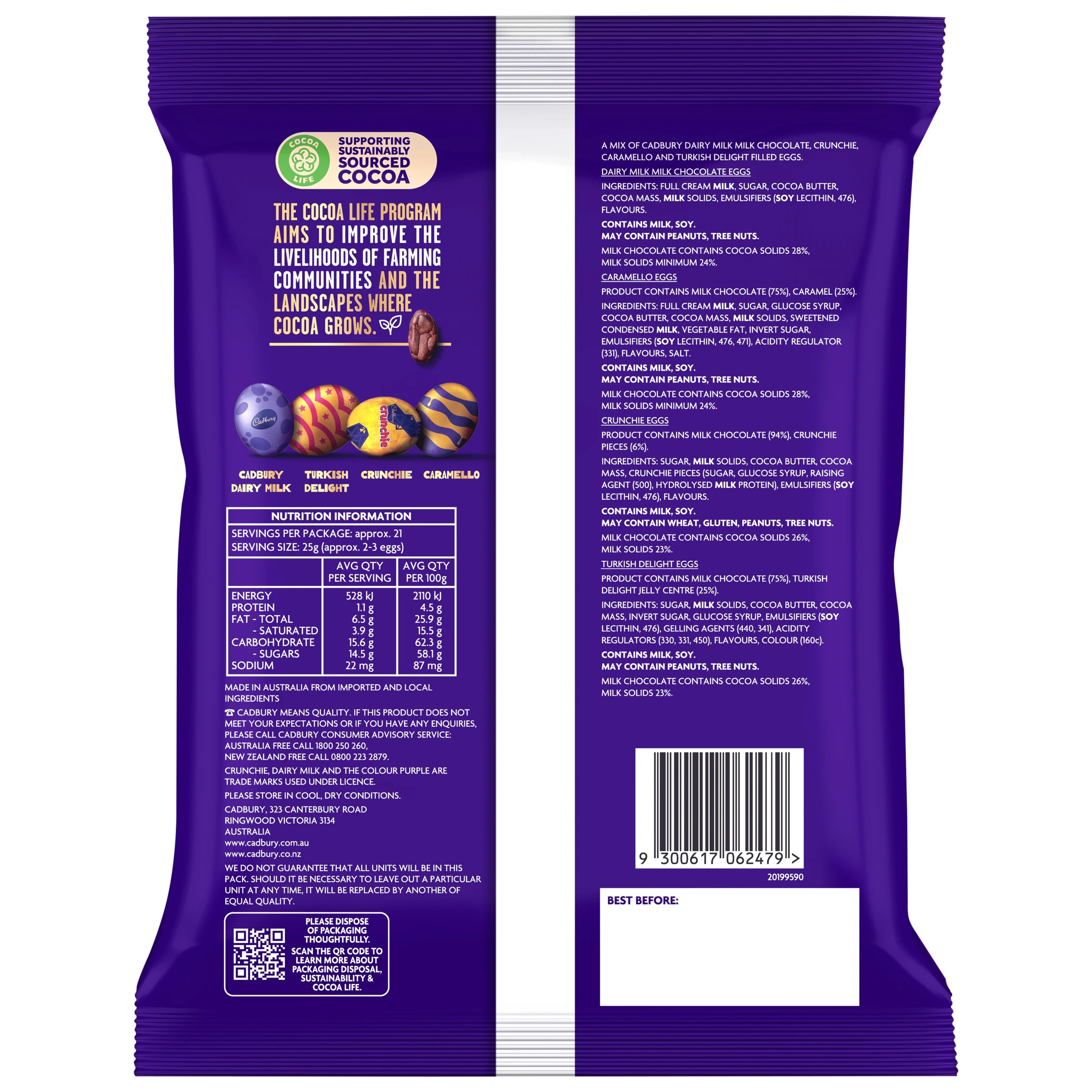 2 Cadbury Mixed Eggs Bag 545g, 2 of 2