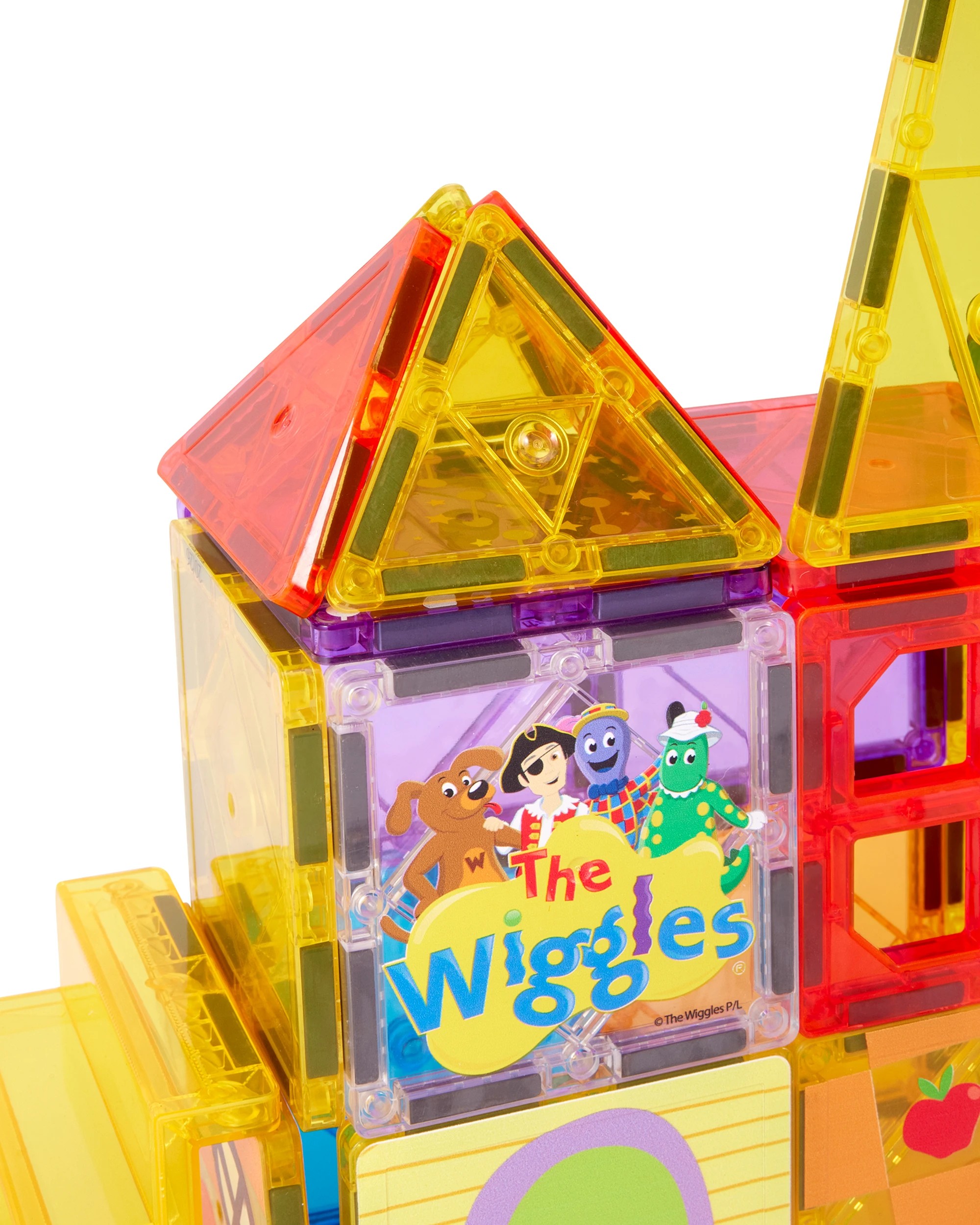 4 70 Piece The Wiggles Magnetic Tiles, 4 of 7