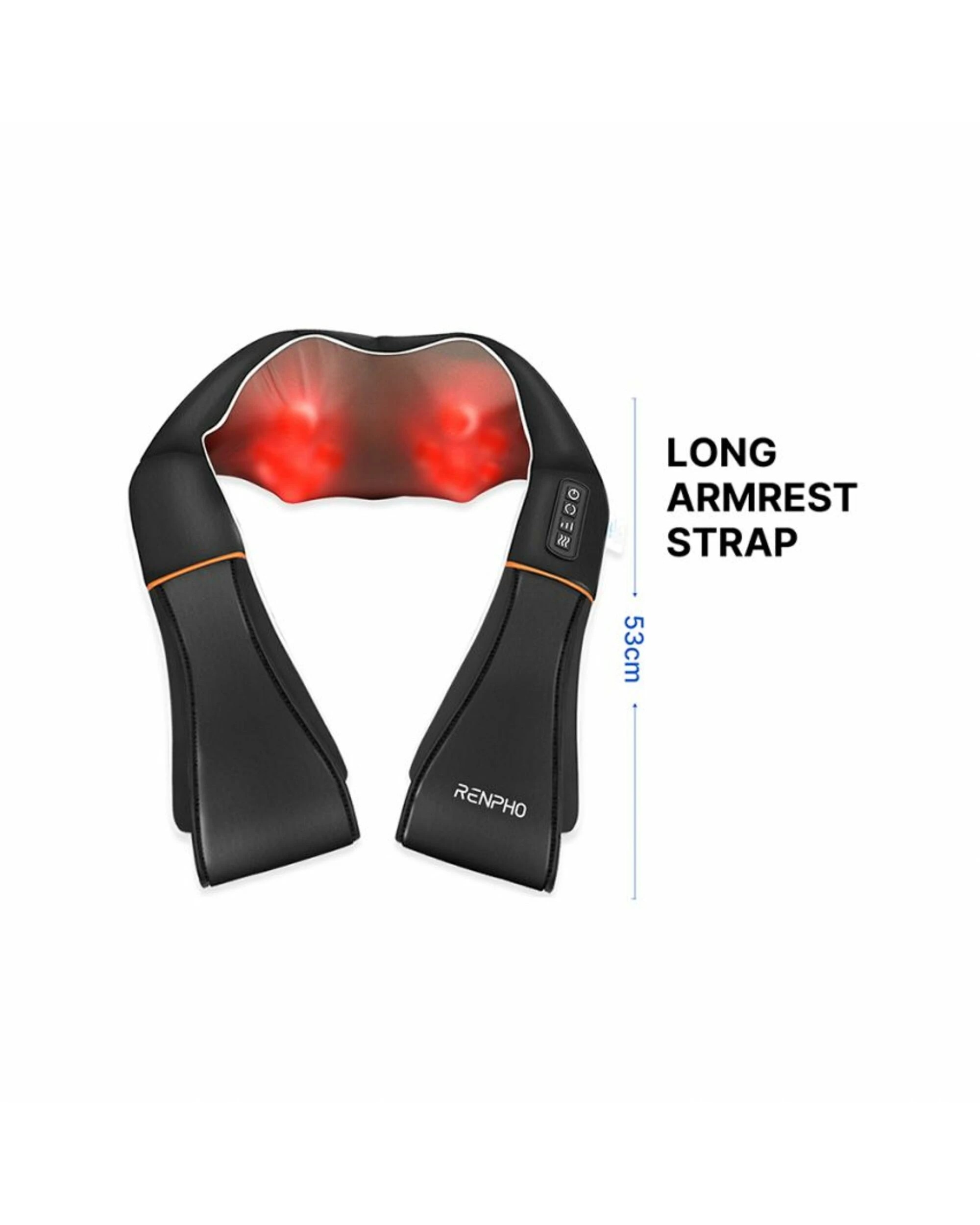 5 Renpho Neck And Shoulder Back Massager With Heat, Shiatsu 8 Nodes 3 Speeds 45oc, 5 of 10