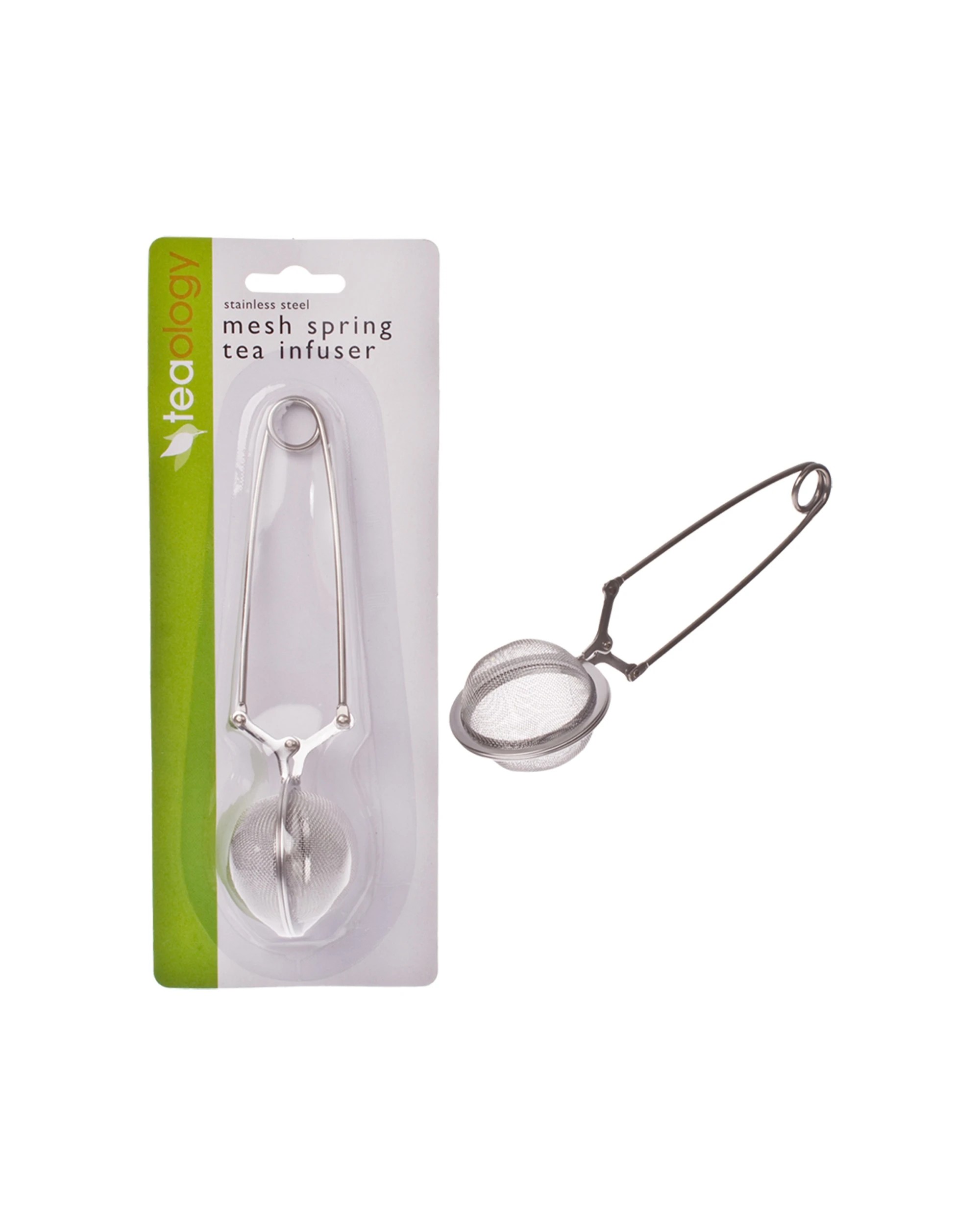 2 Teaology Stainless Steel Spring Mesh Tea Infuser - Silver, 2 of 3
