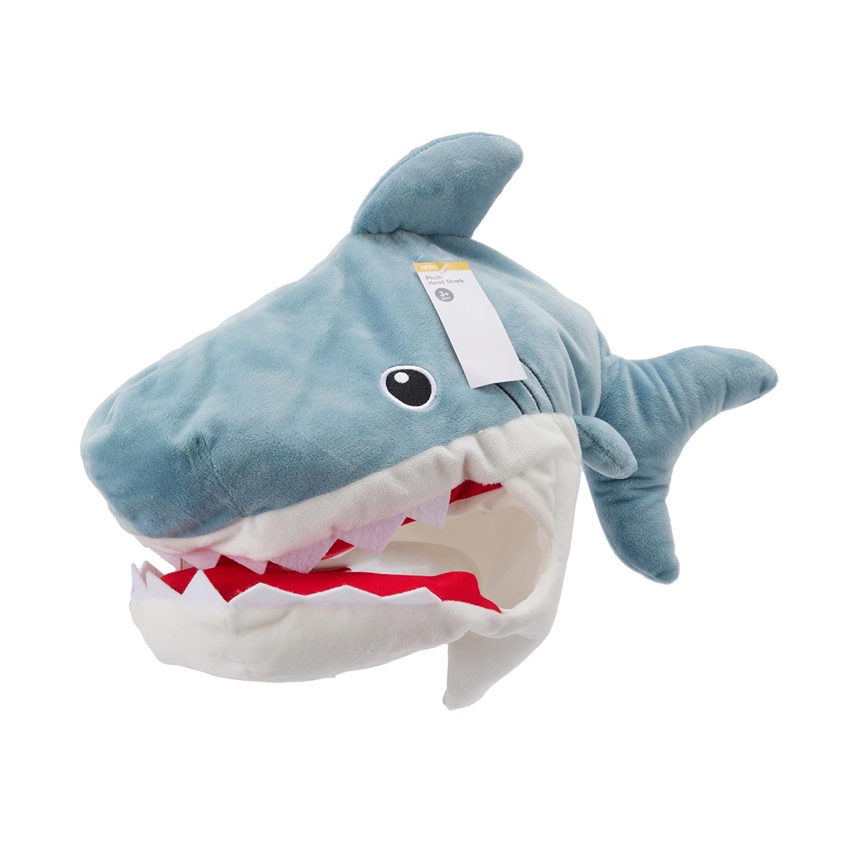 9 Plush Head Mask - Shark, Ages 3+, 9 of 9