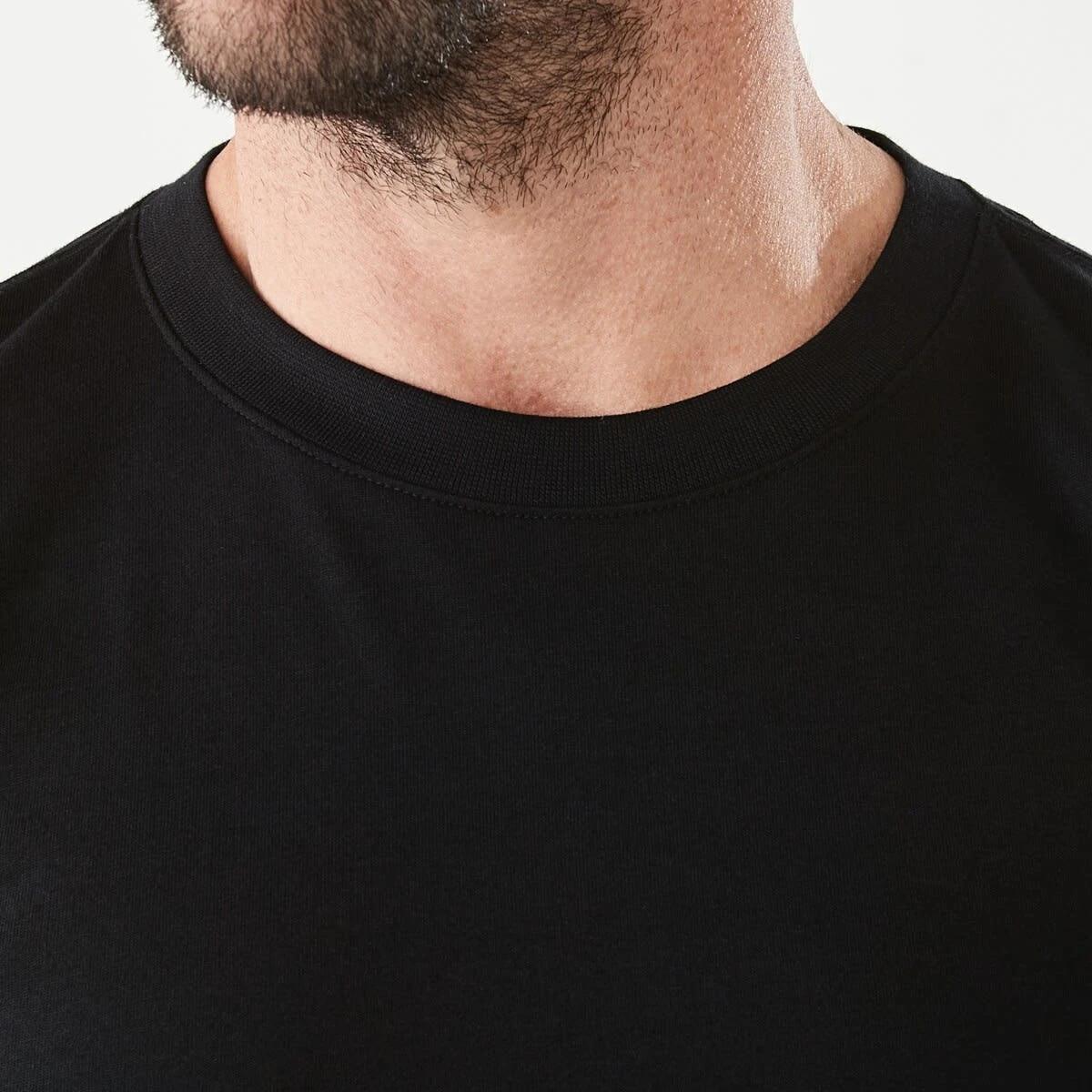 5 Long Sleeve Longline T-shirt Black, 5 of 5