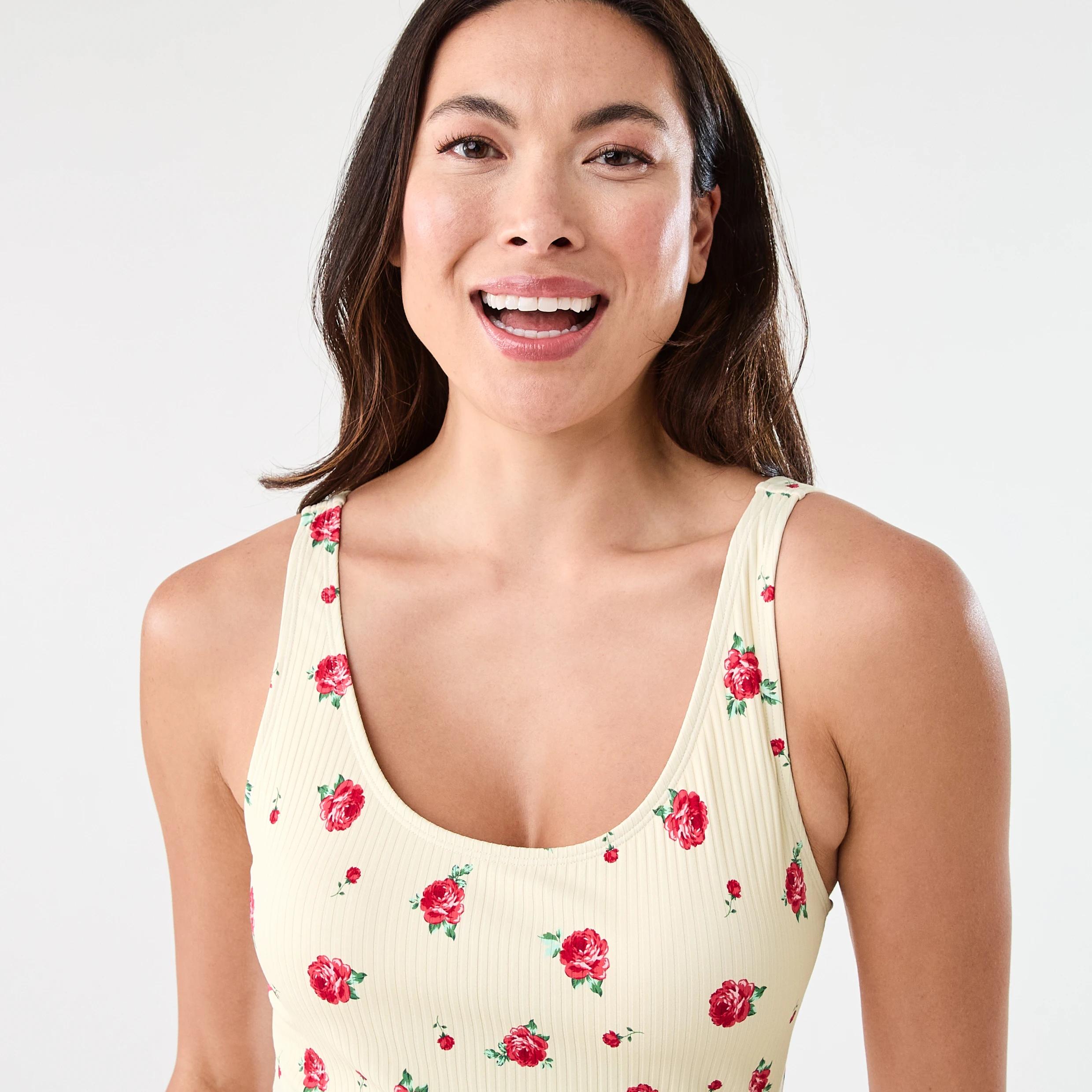 4 Printed Scoop One Piece Swimsuit ROSEBUD FLAN, 4 of 5
