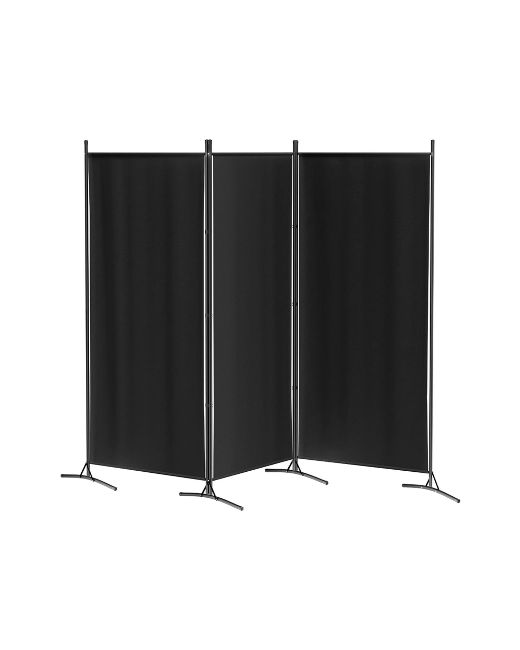 1 Artiss 3 Panel Room Divider Screen 260x180cm Fabric
 - Black, 1 of 1