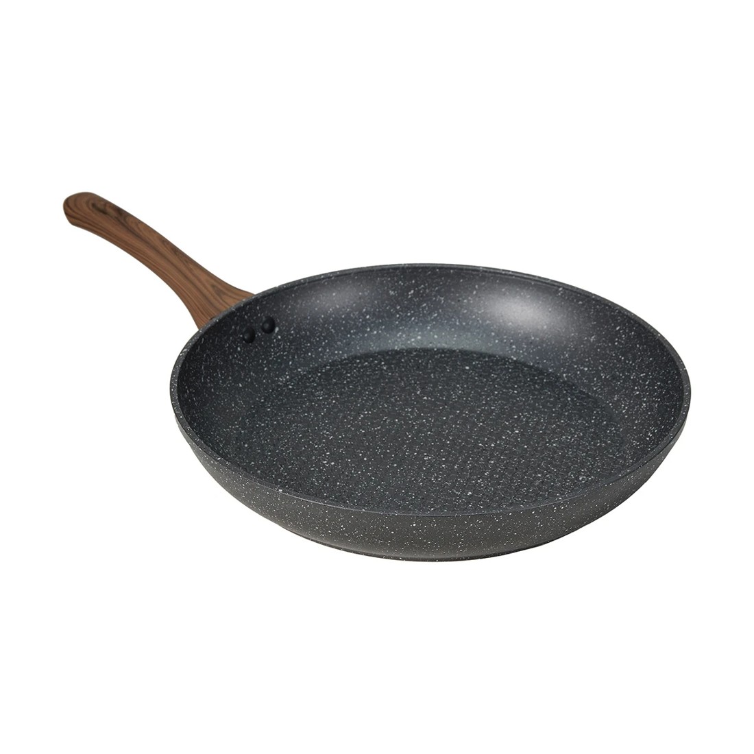 1 32cm Aluminium 4 Layer Non-Stick Frypan - Wood Look, 1 of 4