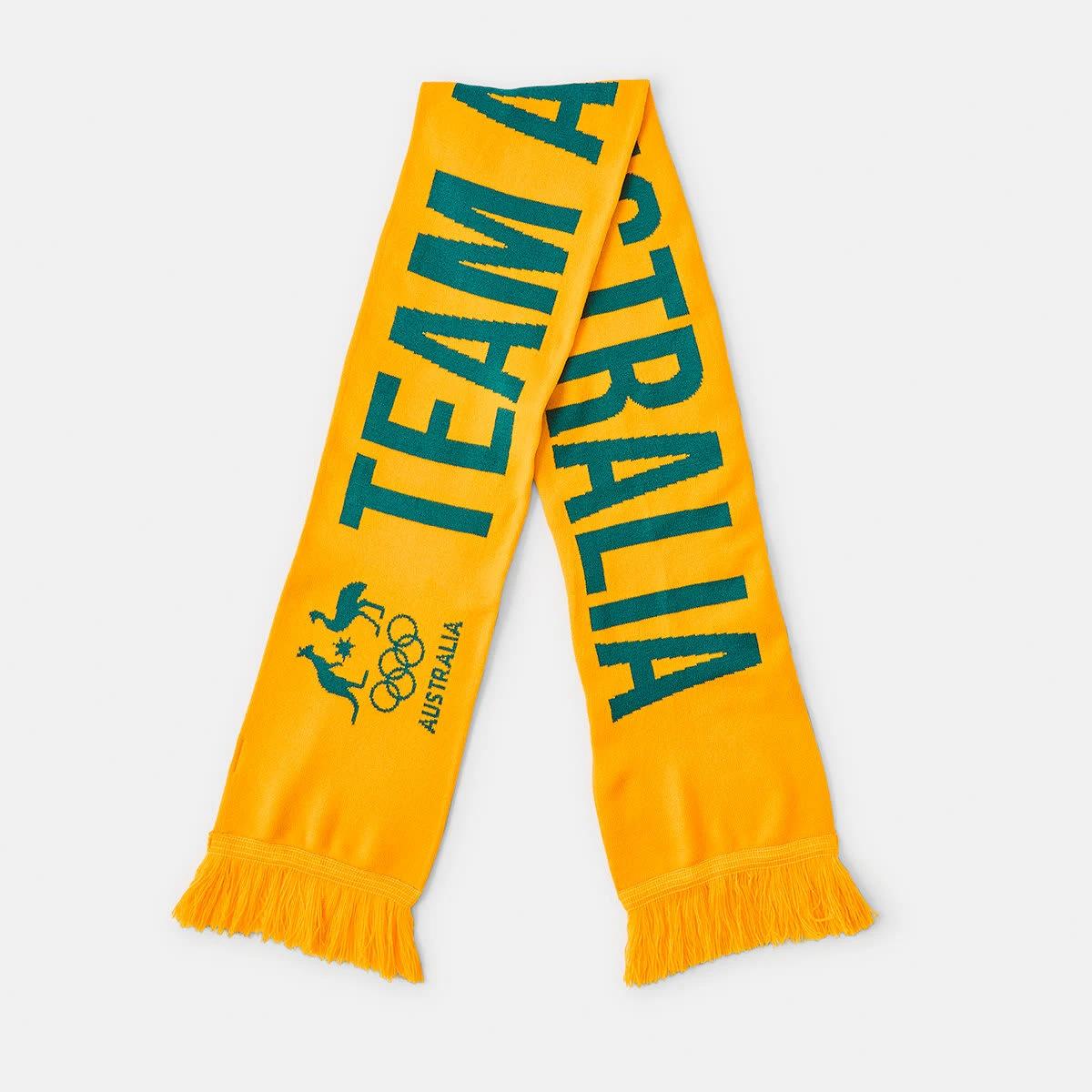 5 Active Unisex Olympics Team Aus Scarf Oz Yellow, 5 of 10