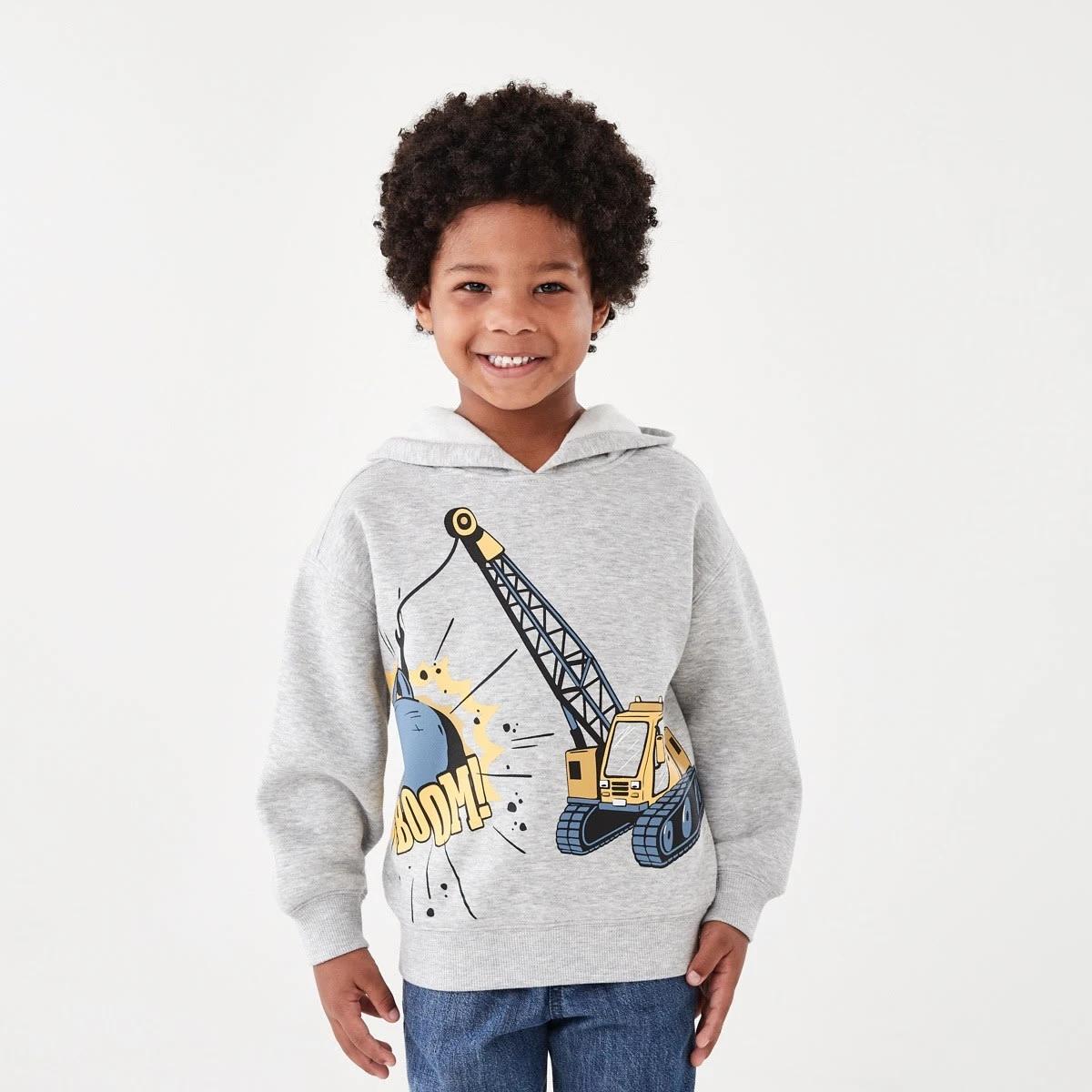 1 Print Hoodie Mrl Digger, 1 of 8