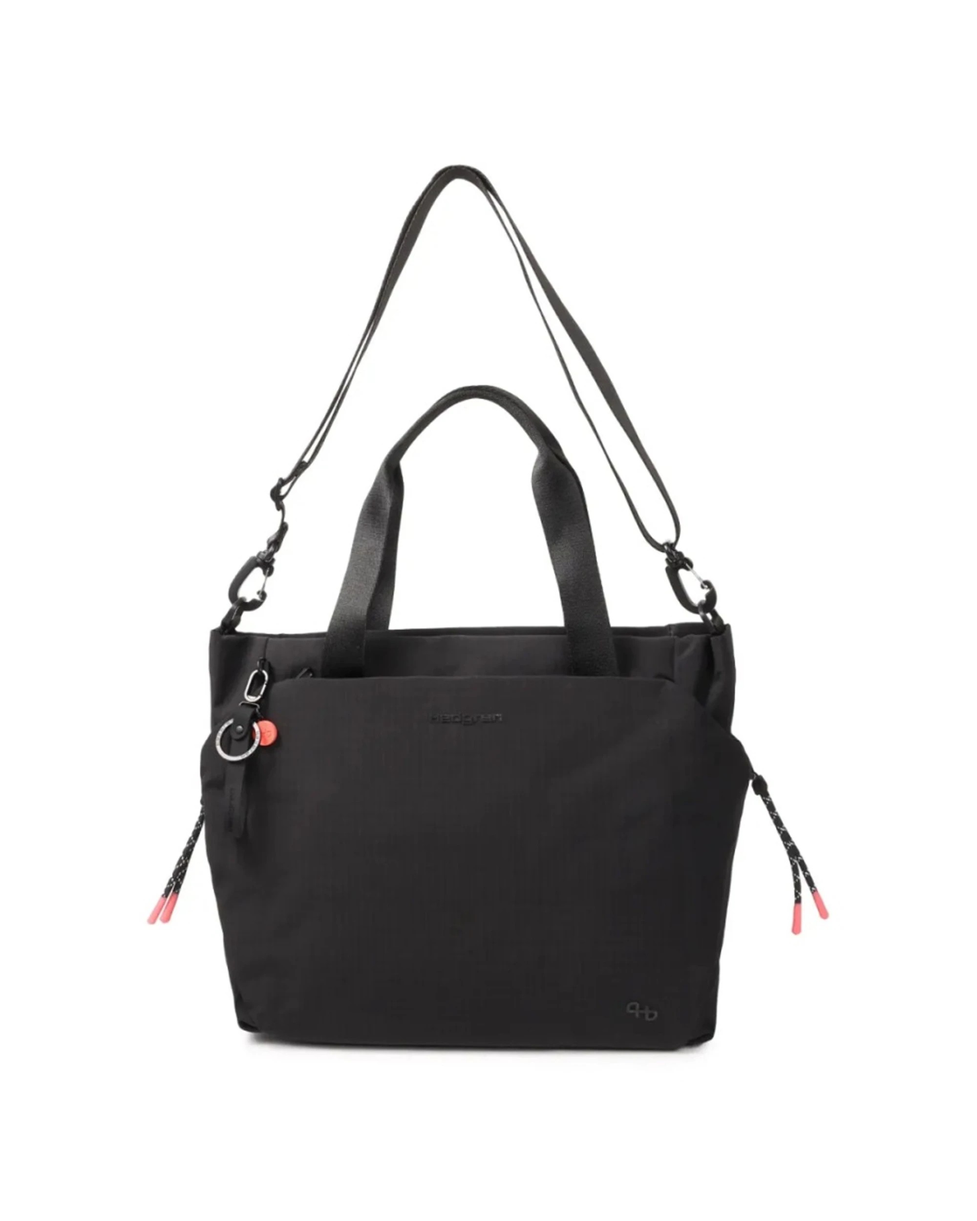 3 Hedgren Satoshi Womens Travel 14in Laptop Tote Handbag Lockable Zips - Black, 3 of 7