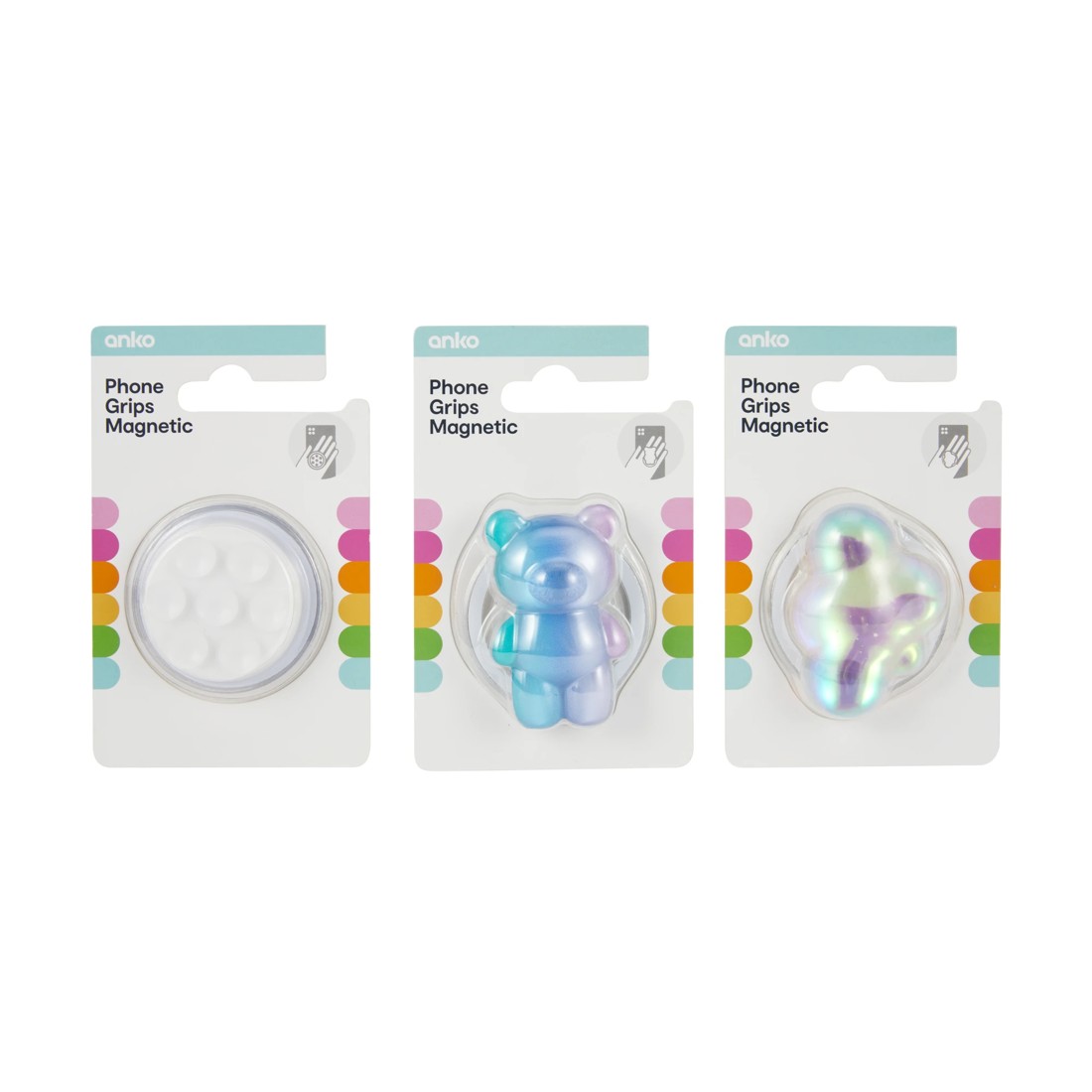 9 Magnetic Novelty Phone Grips - Assorted, 9 of 9