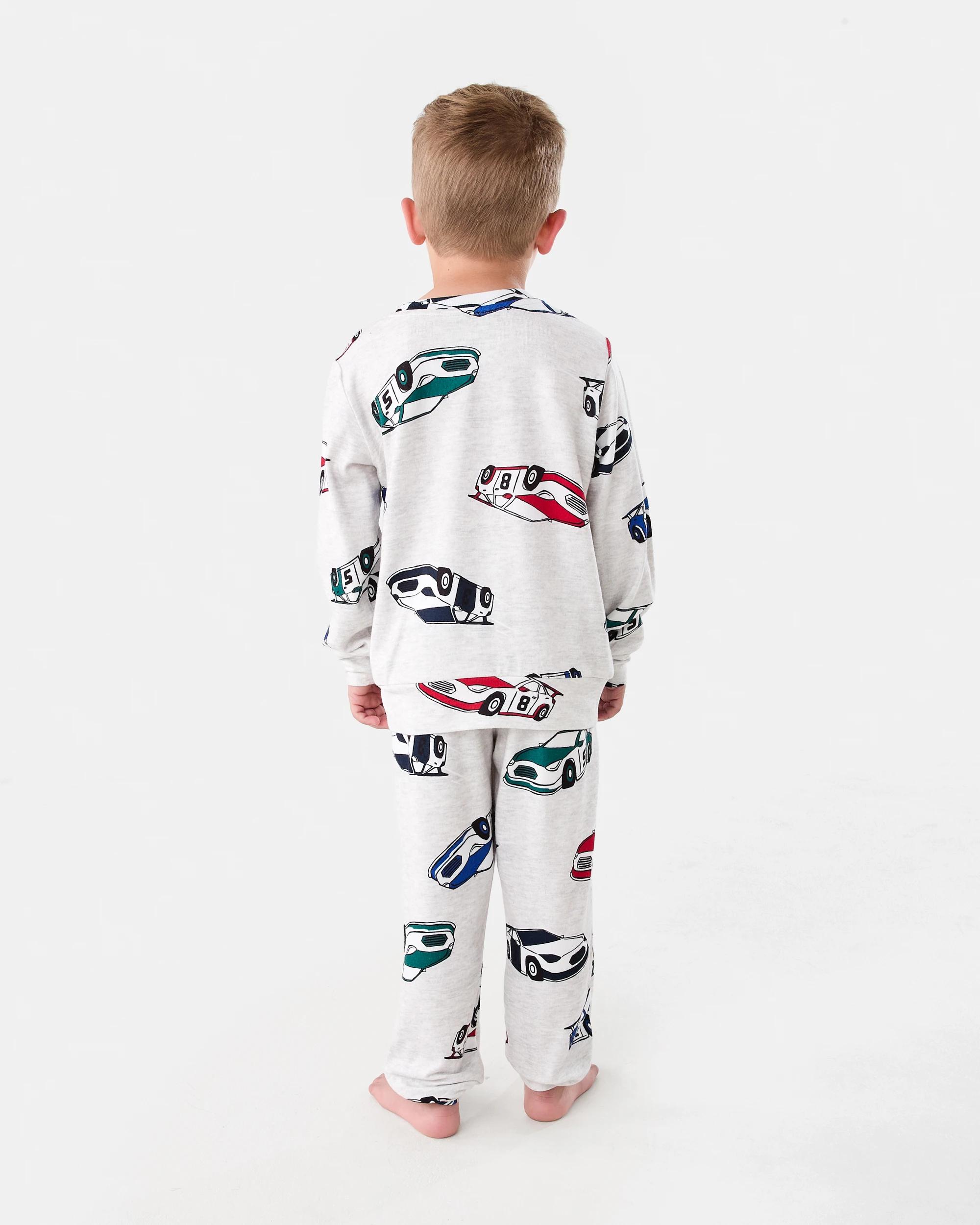 2 Hacci Pyjama Set Grey Car, 2 of 6