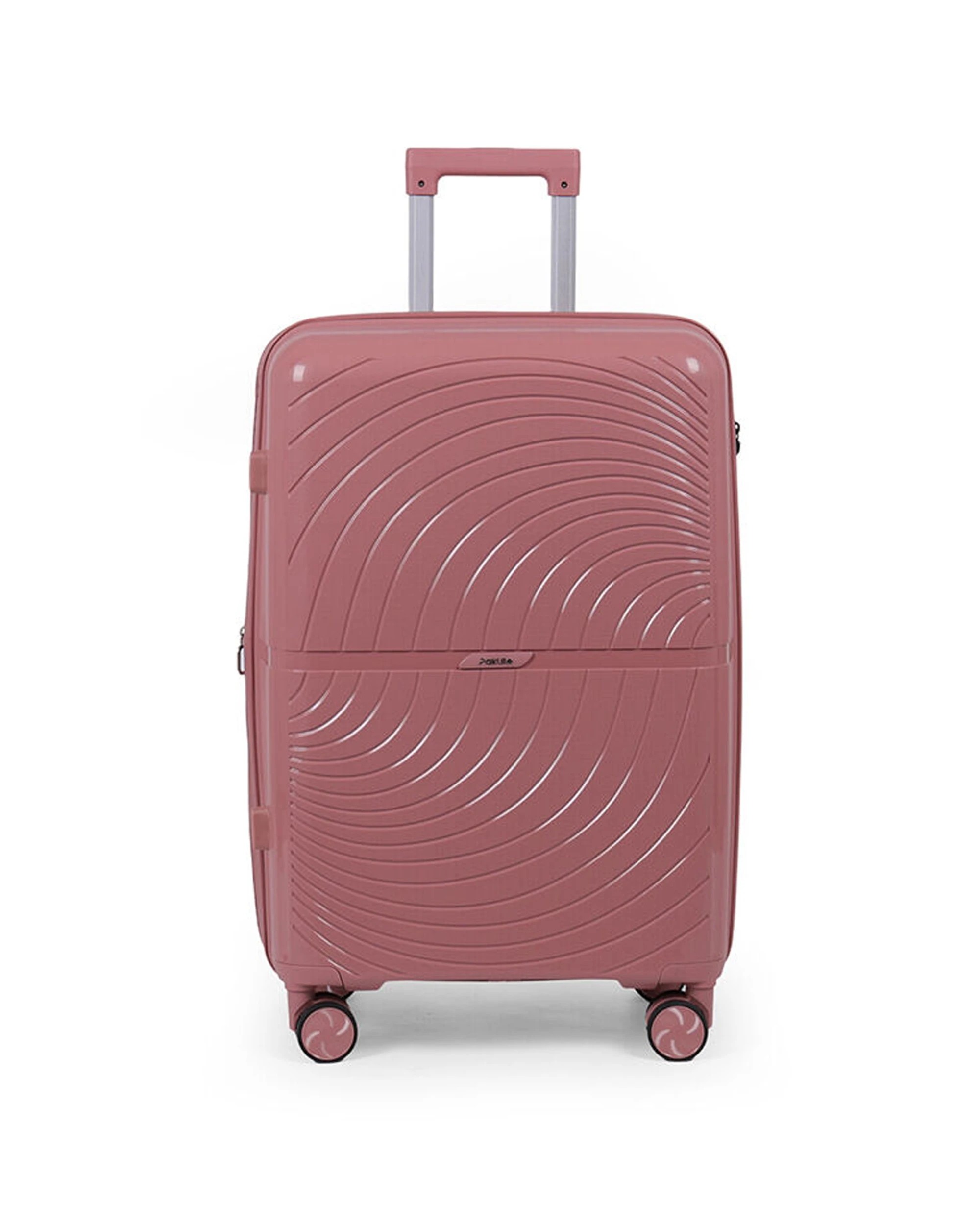 1 Paklite Solar Medium Travel Luggage Suitcase Lightweight 65x43cm - Pink, 1 of 9