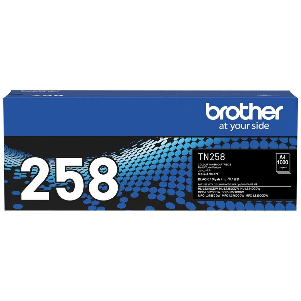 1 Brother TN258BK Toner Cartridge Black, 1 of 1