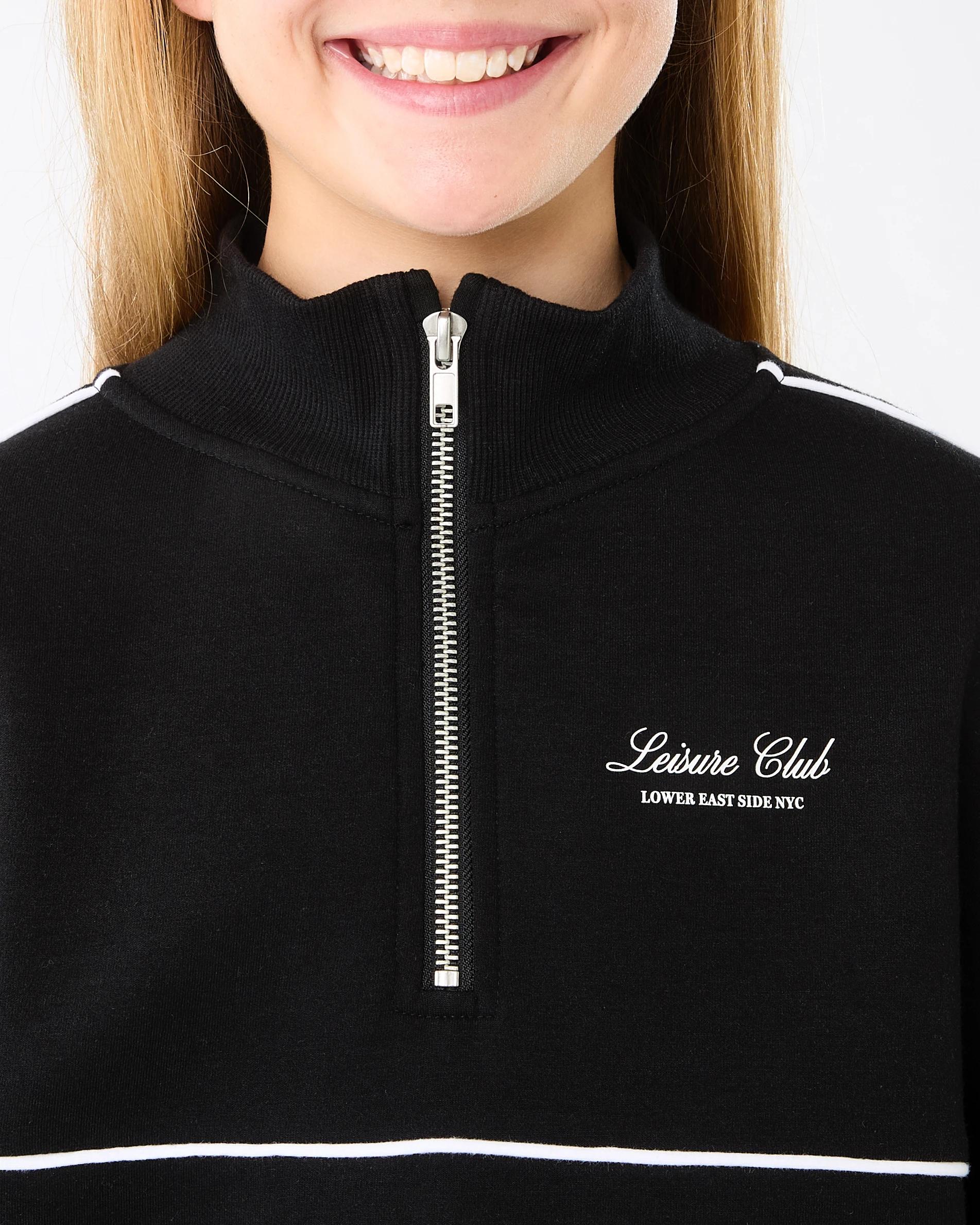 5 Scuba Quarter Zip Sweatshirt Blck Slgan, 5 of 7