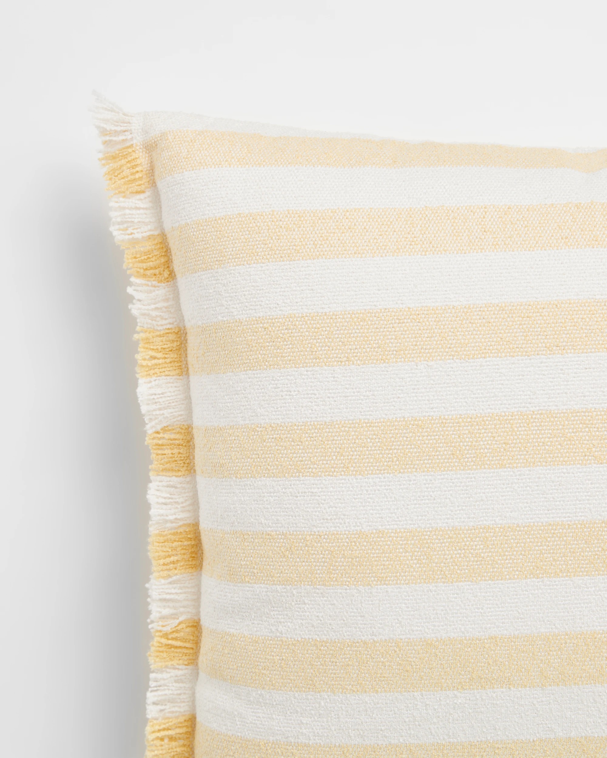 2 Target Amara Stripe Fringe Cushion - Yellow, 2 of 2