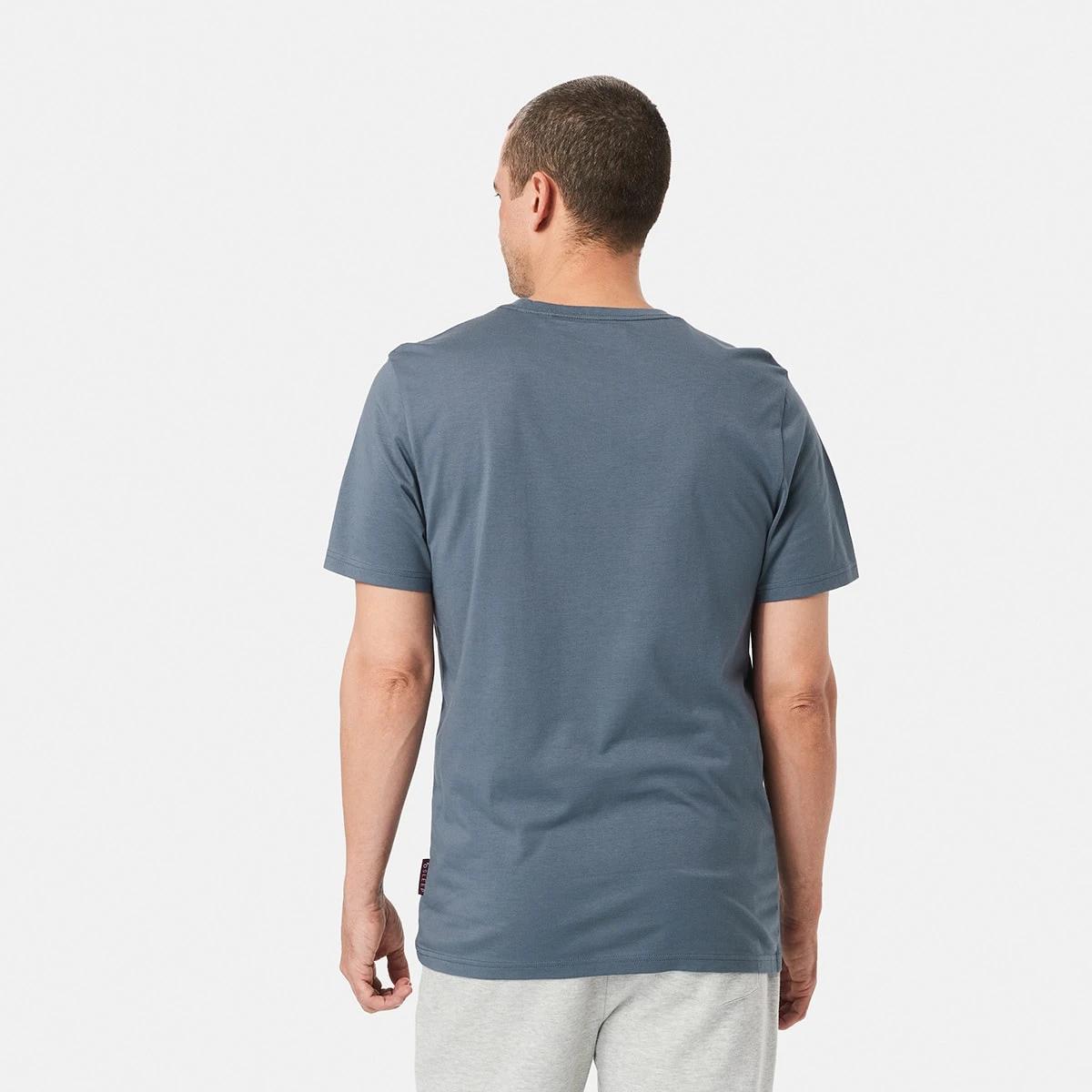 3 Short Sleeve Modal Blend Sleep Top Blu Grisle, 3 of 4