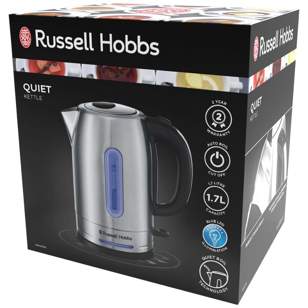 5 Russell Hobbs Rhk26330 Electric 1.7l Quiet Kettle Stainless Steel Water Jug - Silver, 5 of 8