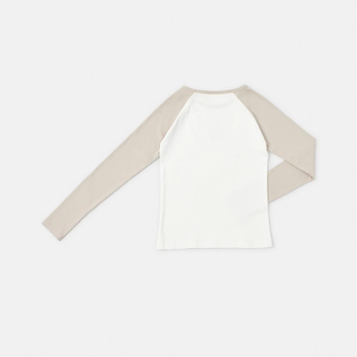 8 Long Sleeve Raglan T-shirt Bge Star, 8 of 8