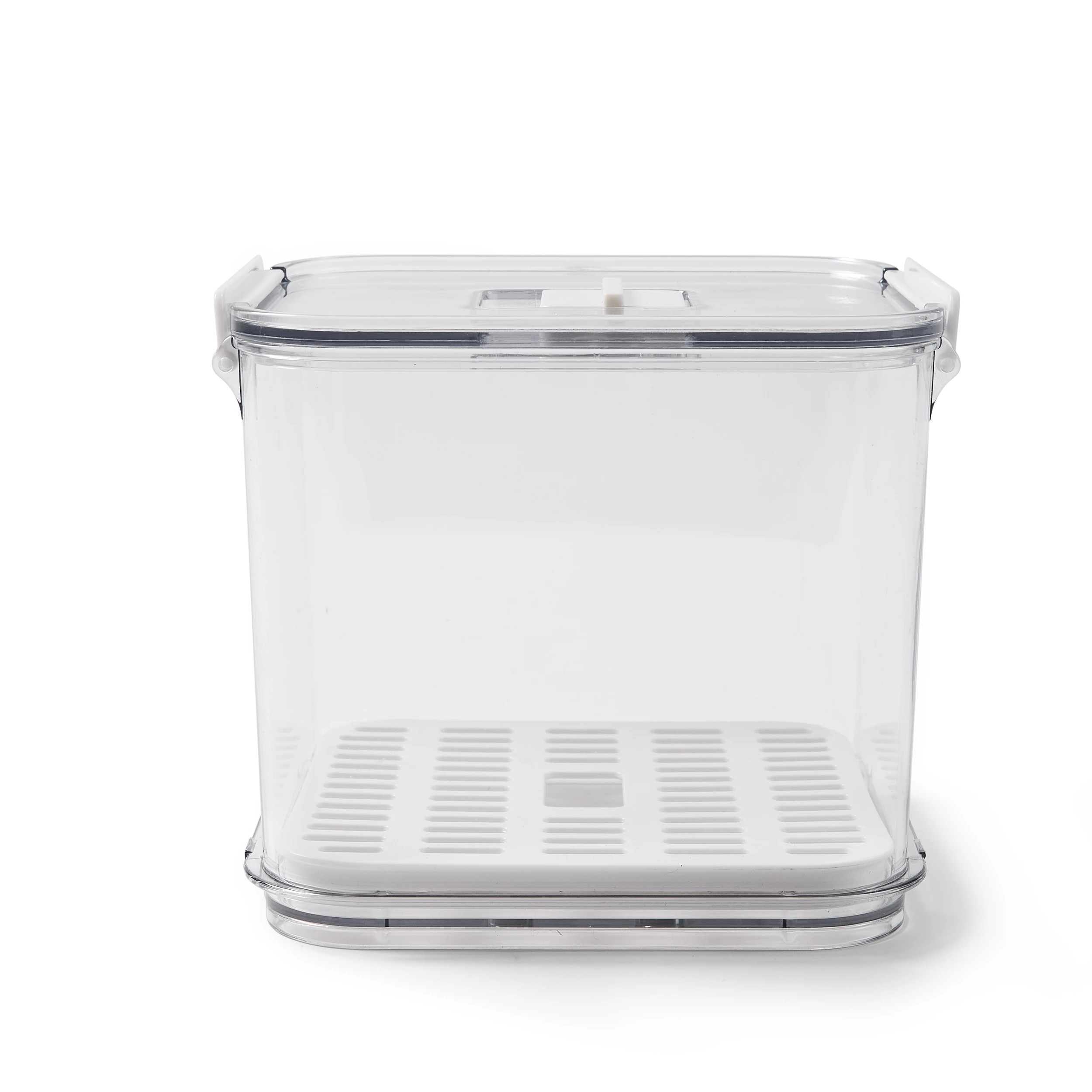 4 2.5L Fridge Storage - Clear and White, 4 of 7
