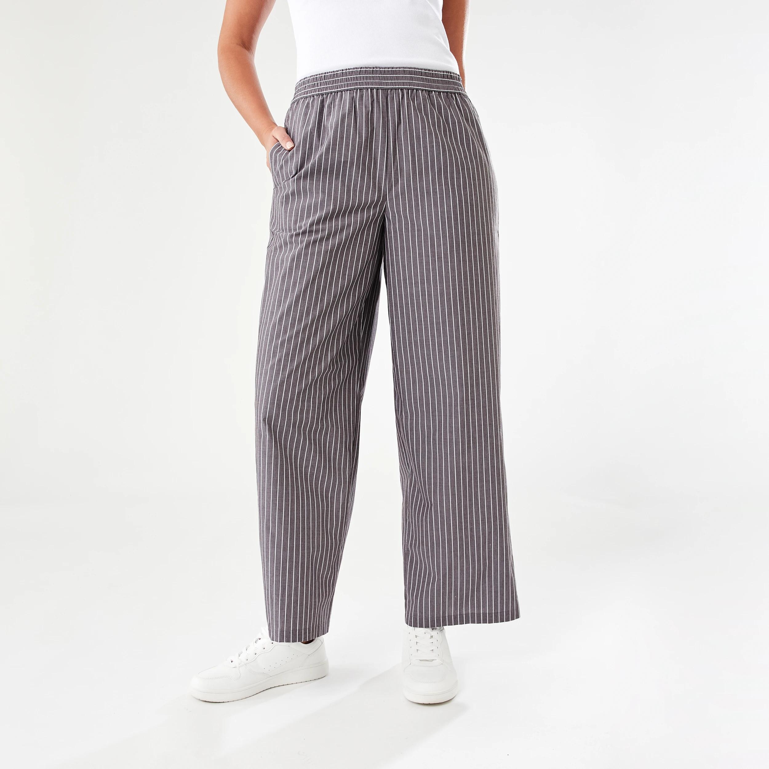 1 Poplin Pants STRIPE MELTED CHOCOLATE, 1 of 5