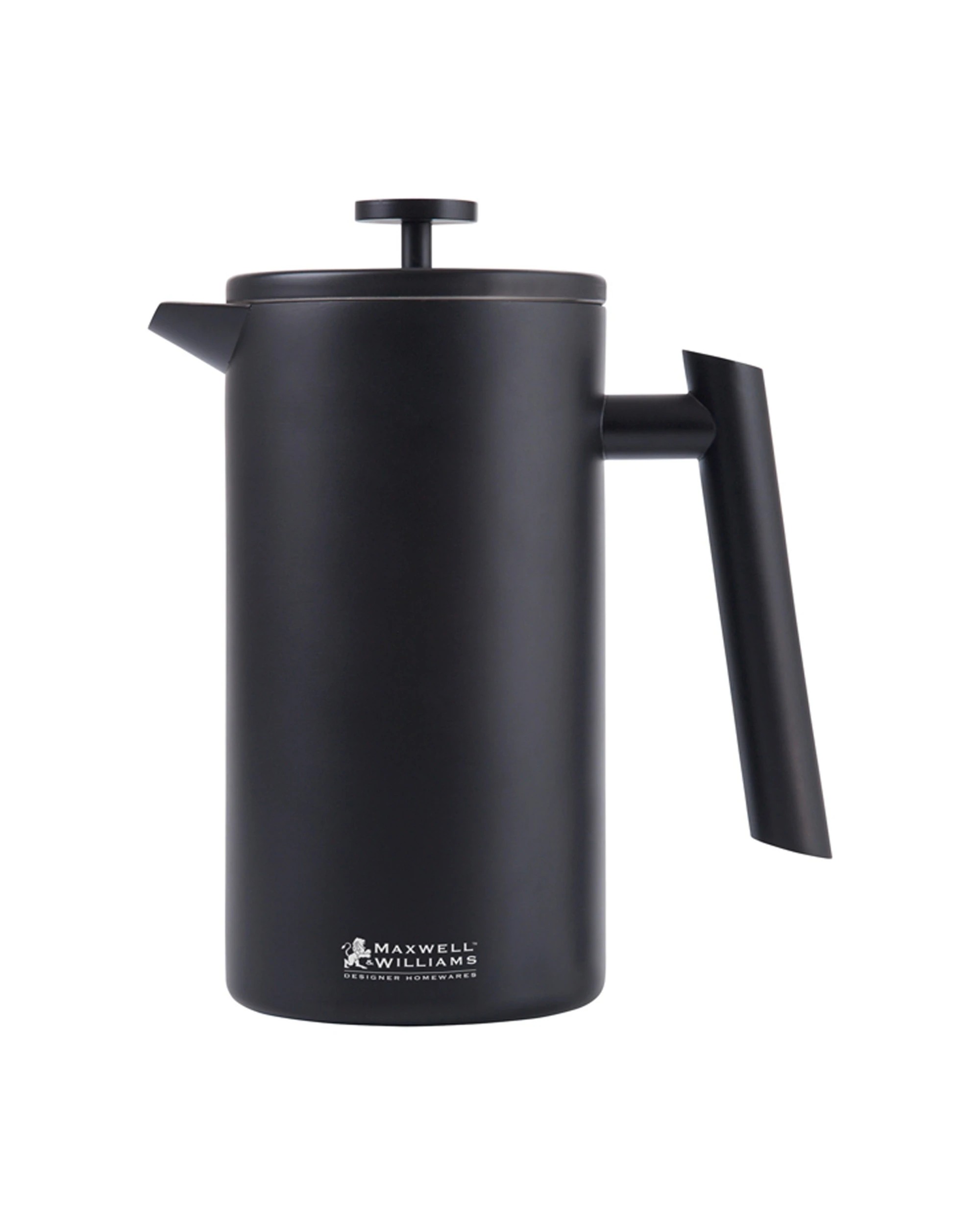 3 Maxwell & Williams Blend Robusta Double Wall Coffee Plunger 1l Stainless Steel
 - Black, 3 of 3
