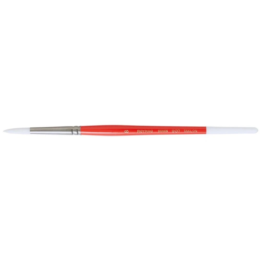 1 Roymac 907 Taklon Round Paintbrush Size 8, 1 of 2