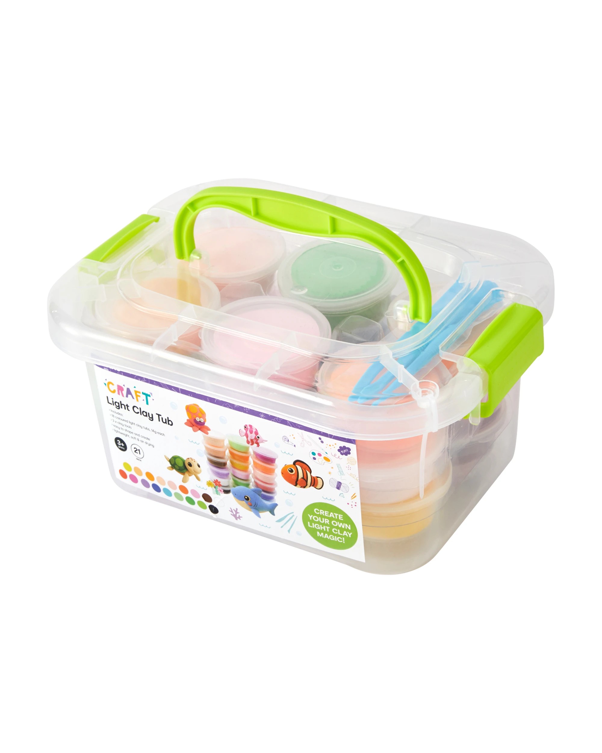 2 21 Pack Light Clay Tub, 2 of 5