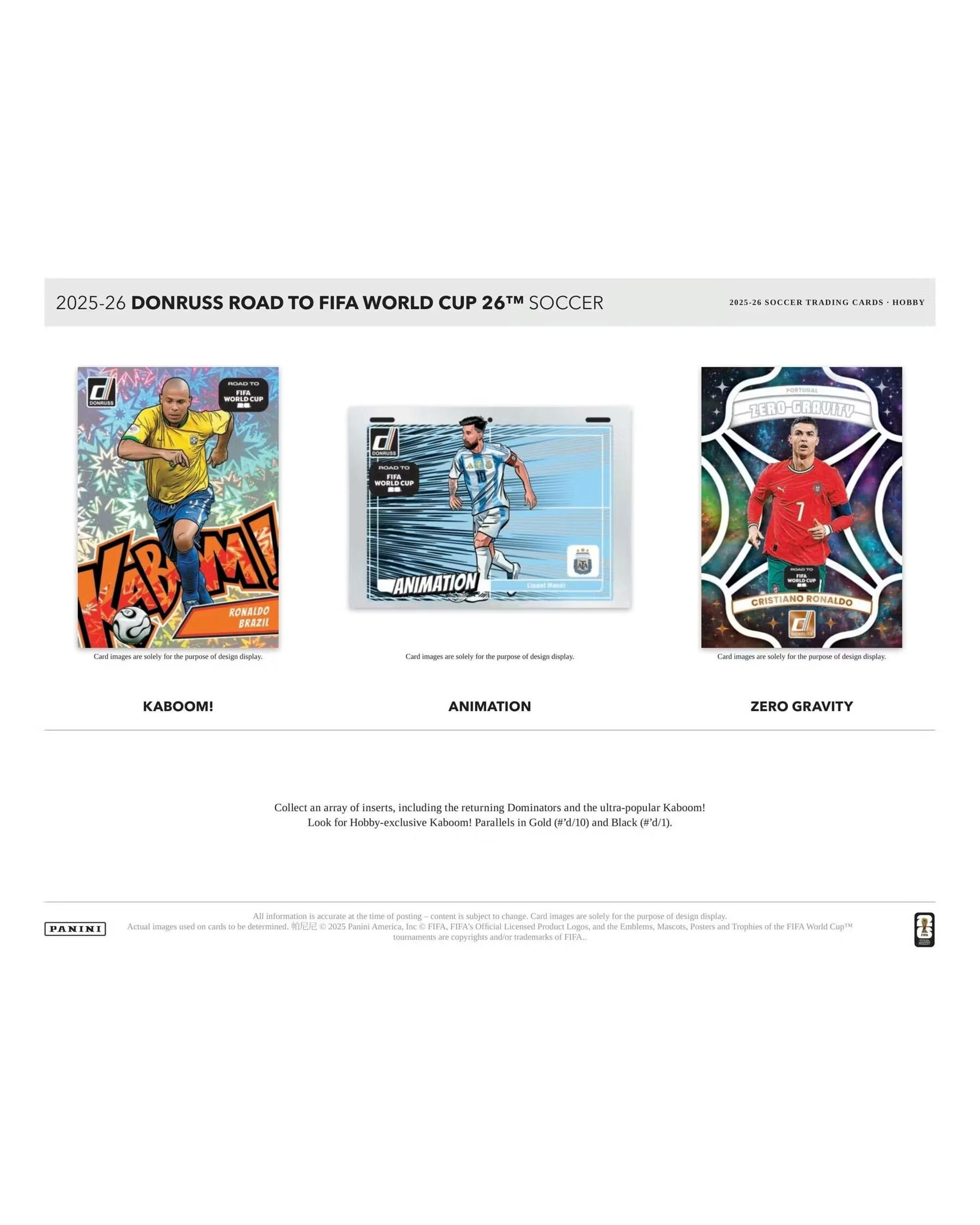 5 Panini 2025/2026 Donruss Road to FIFA World Cup Soccer Hobby Box, 5 of 9