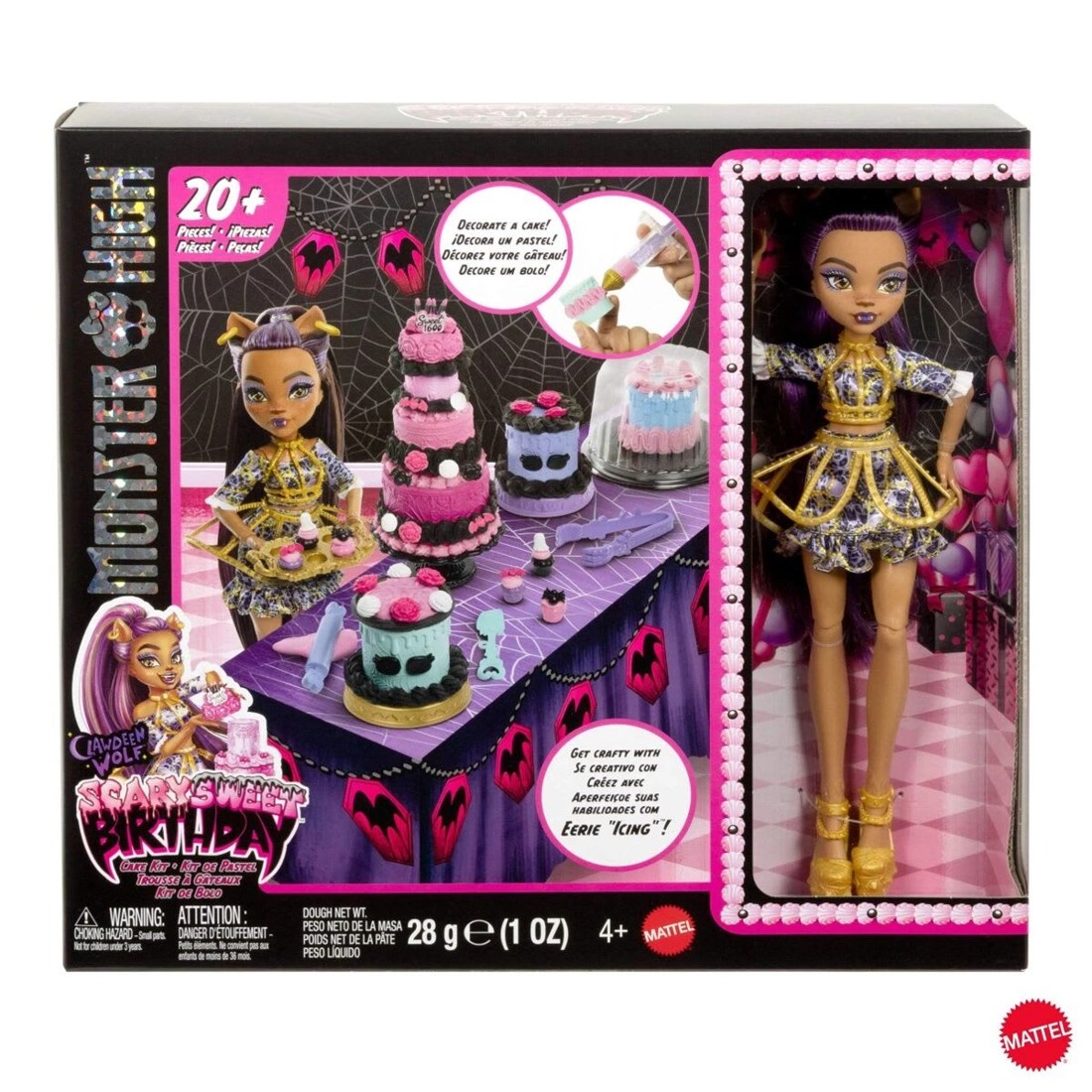 1 Monster High Clawdeen Wolf Scary Sweet Birthday Cake Kit, 1 of 7