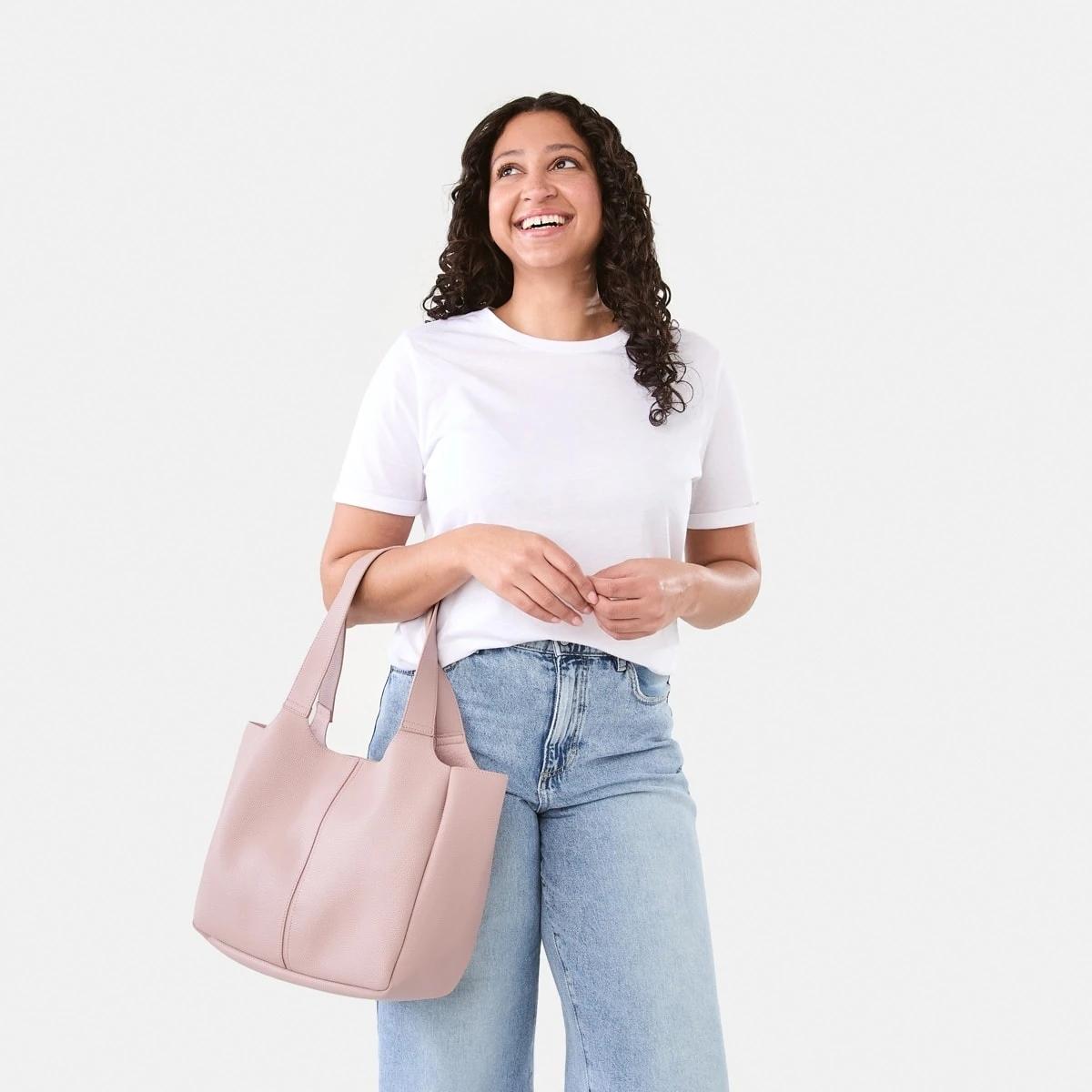 6 Tote Bag Buff Pink, 6 of 6