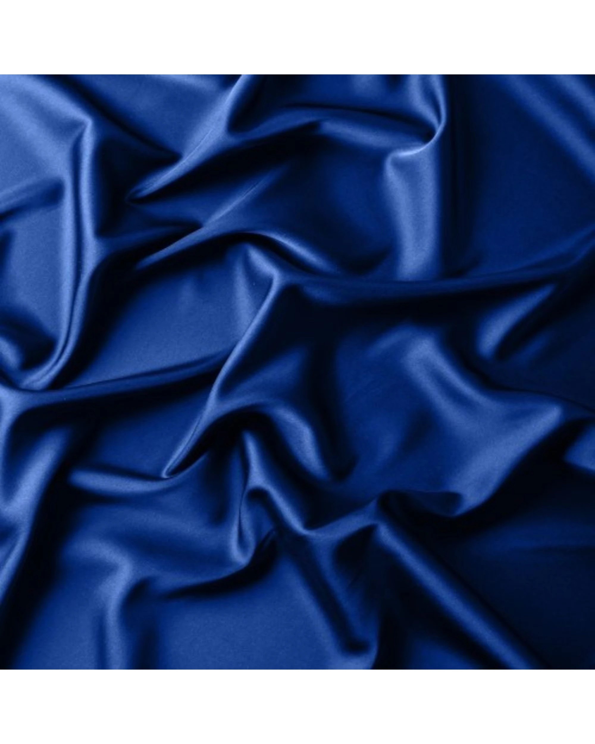 5 Casa Decor 2PK Luxury Satin Pillowcases Twin Pack 51x76cm Polyester Satin - Blue, 5 of 7