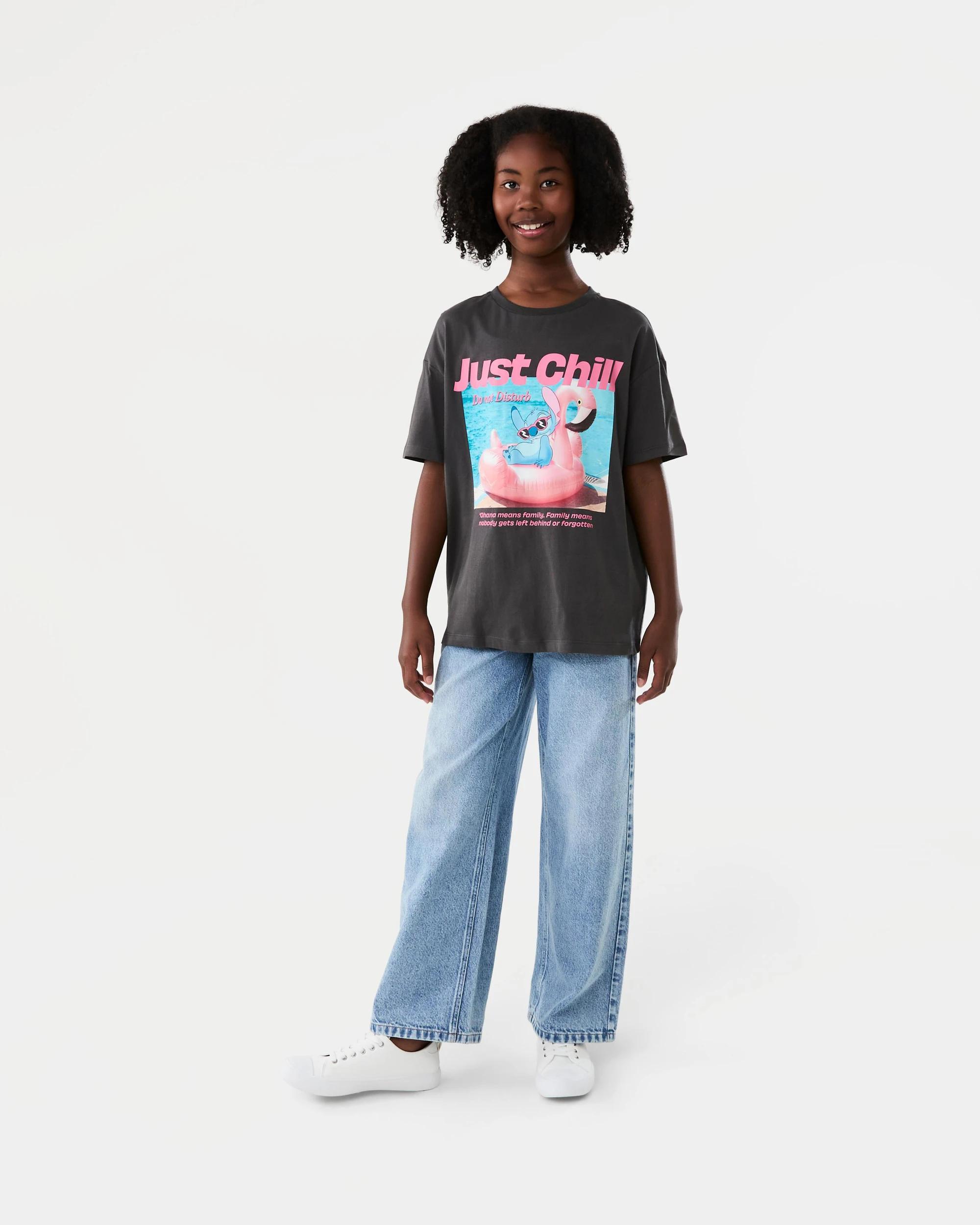 6 Disney Lilo & Stitch License Oversized T‑shirt Stitch, 6 of 7