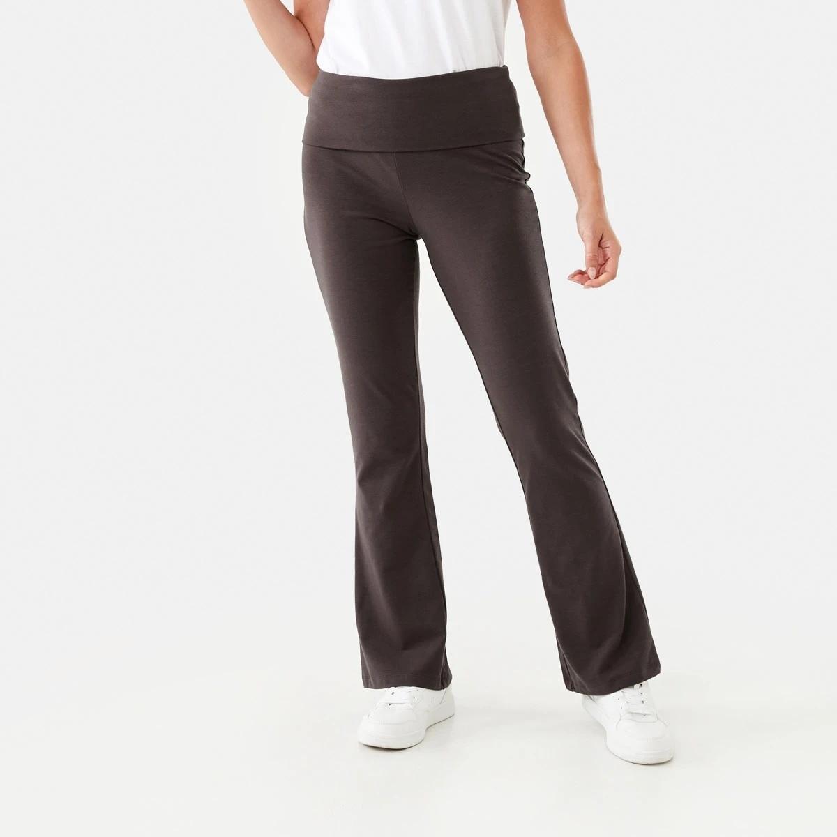 1 Fold Down Flare Pants DARK ESPRESSO, 1 of 4